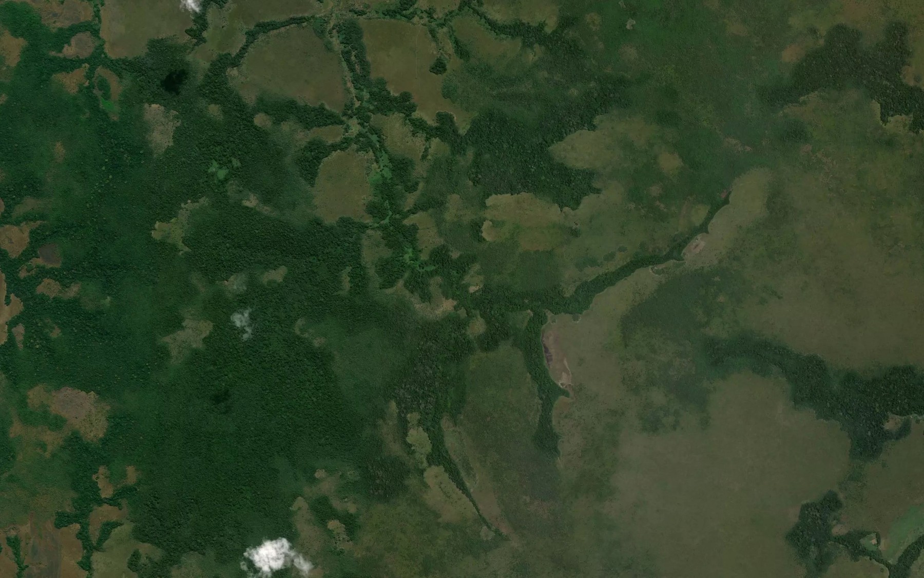Satellite map of the Katongani
