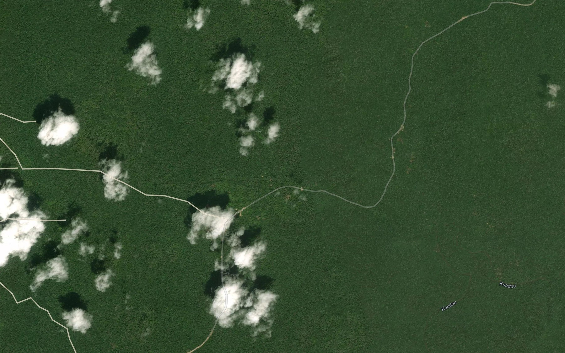 Satellite map of the Namobak
