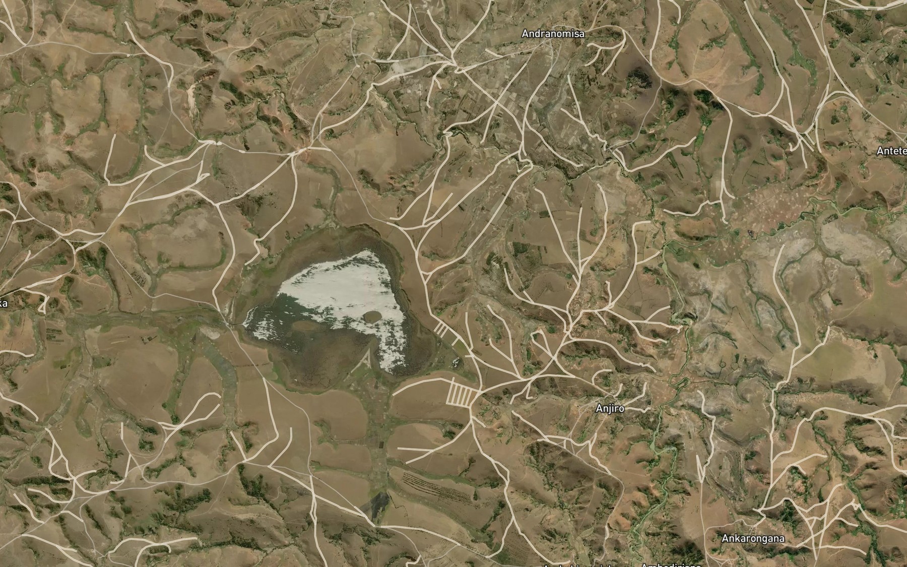 Satellite map of the Farihy Amparihinandriambavy