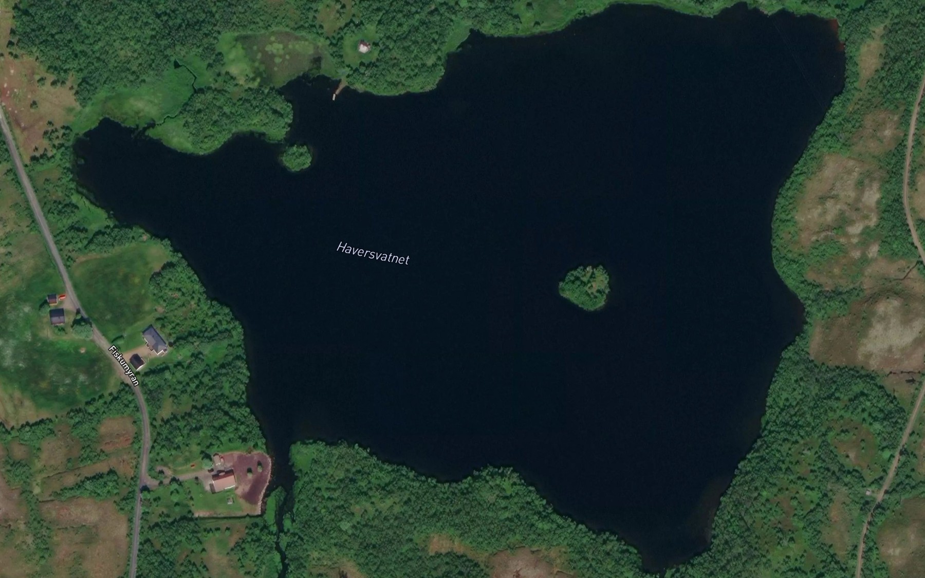 Satellite map of the Haversvatnet