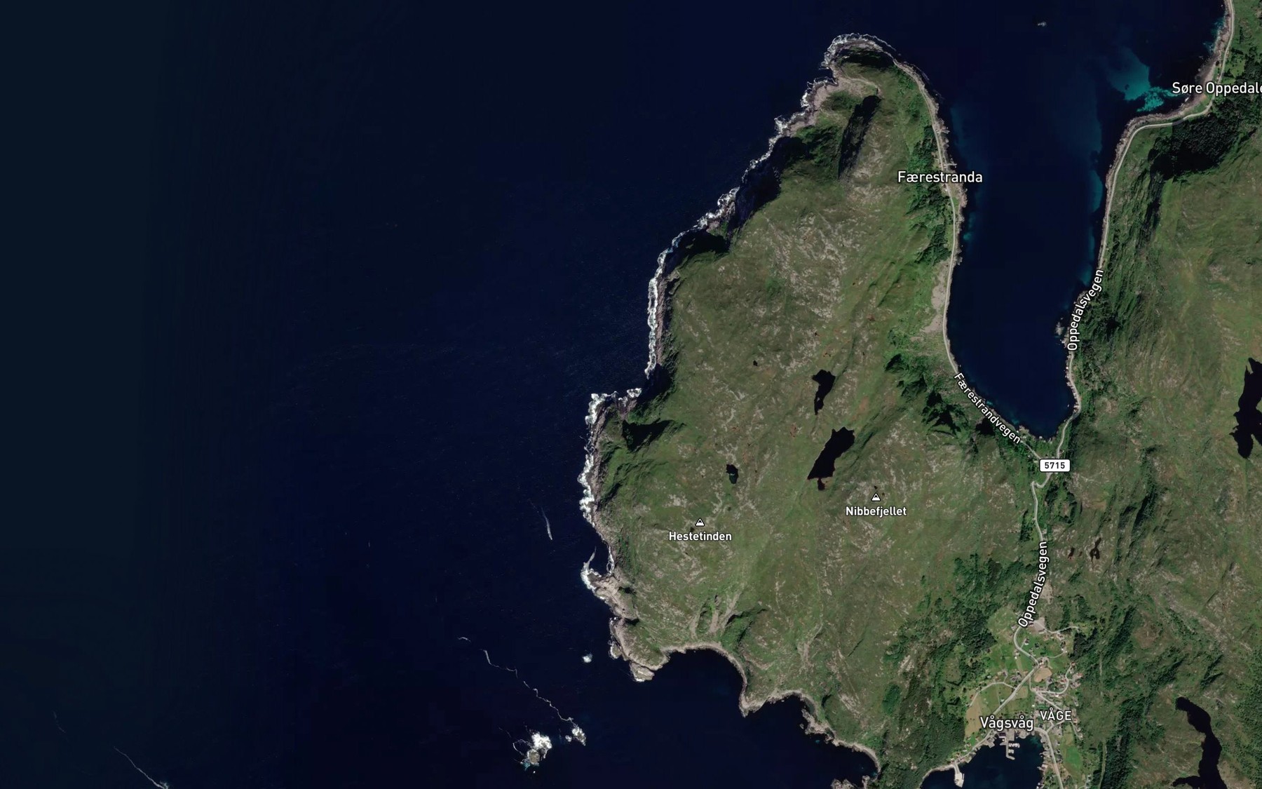 Satellite map of the Meisavika