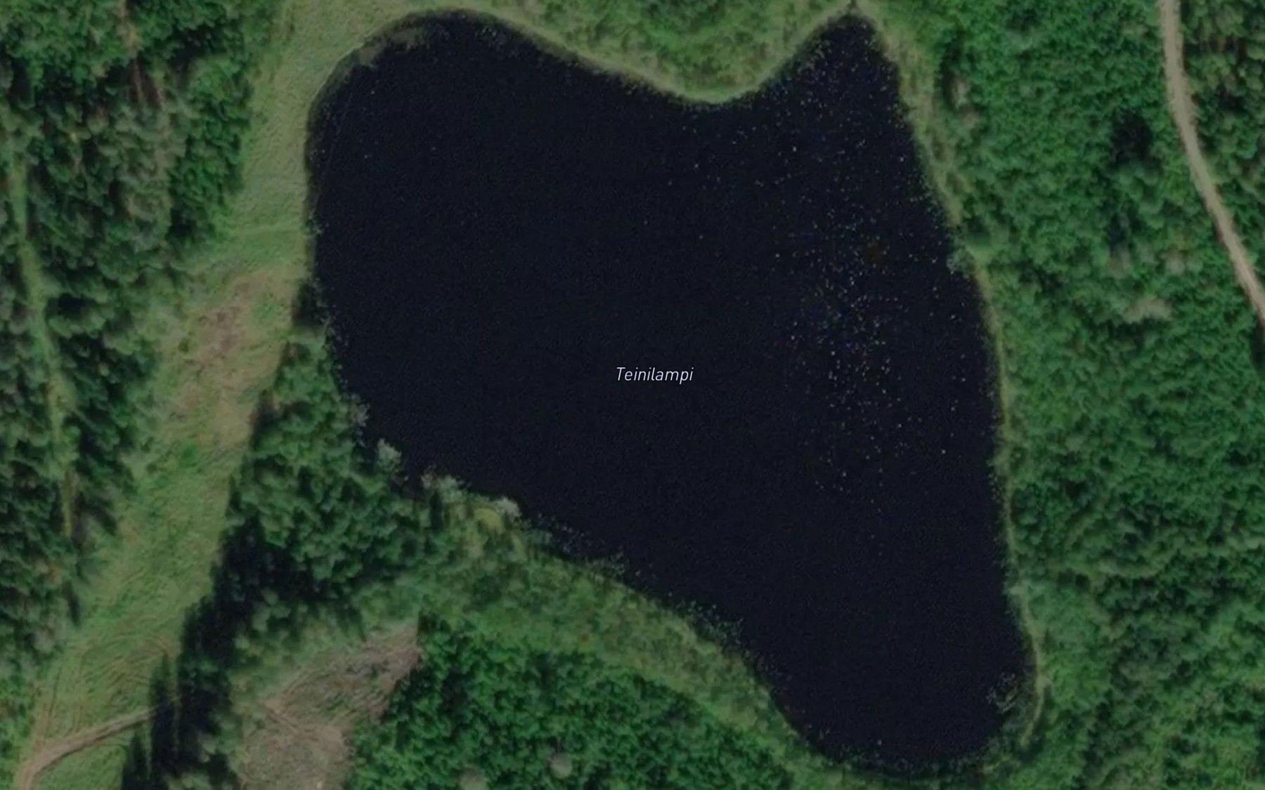 Satellite map of the Teinilampi