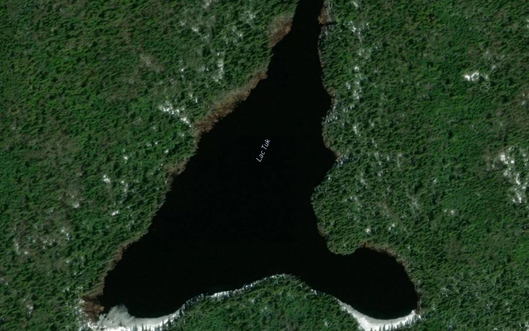 Satellite map of the Lac Tuk