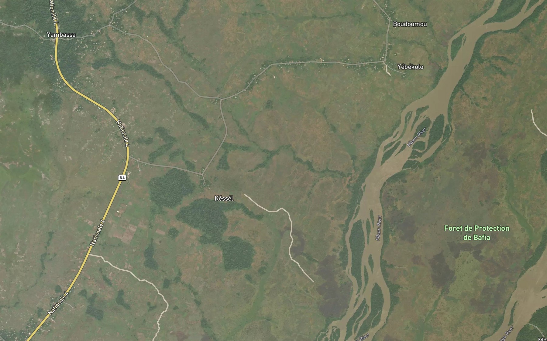 Satellite map of the Bikao