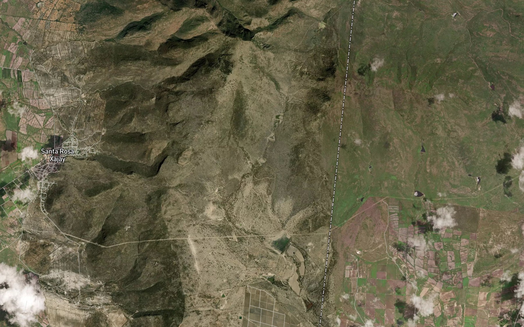 Satellite map of the La Joya