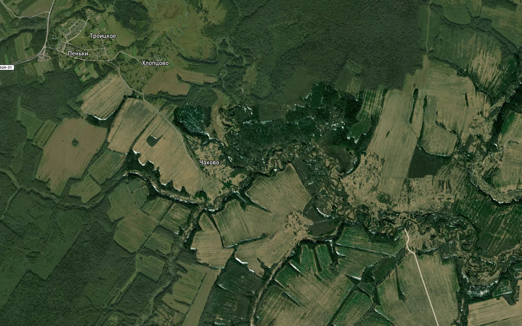 Satellite map of the Lyubyanka