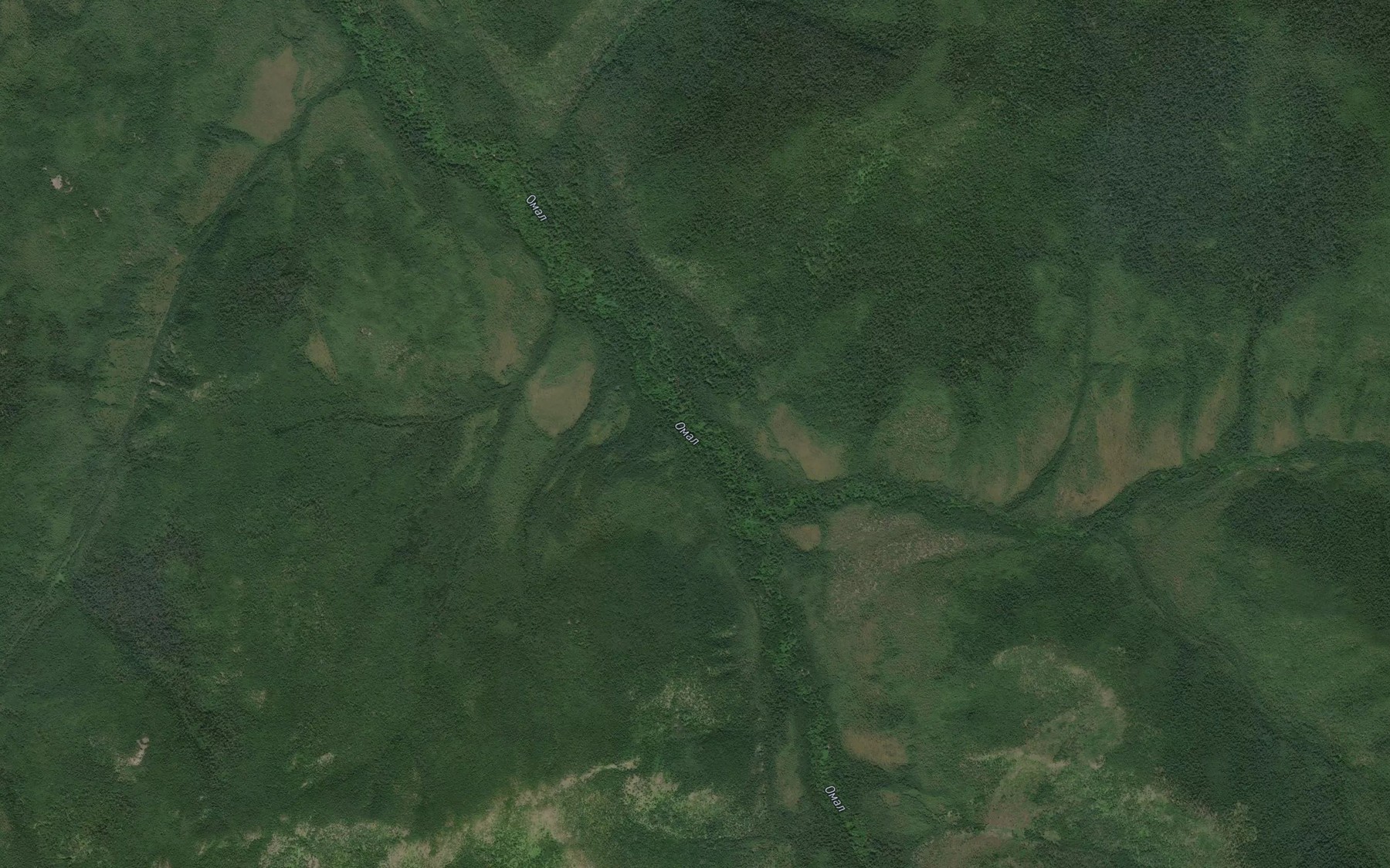 Satellite map of the Omalin