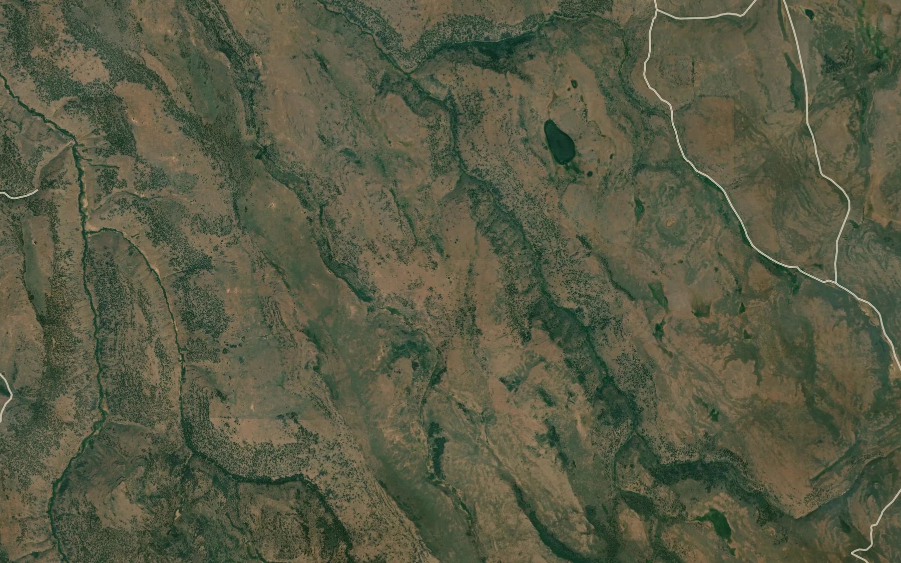 Satellite map of the Waterhole Spring
