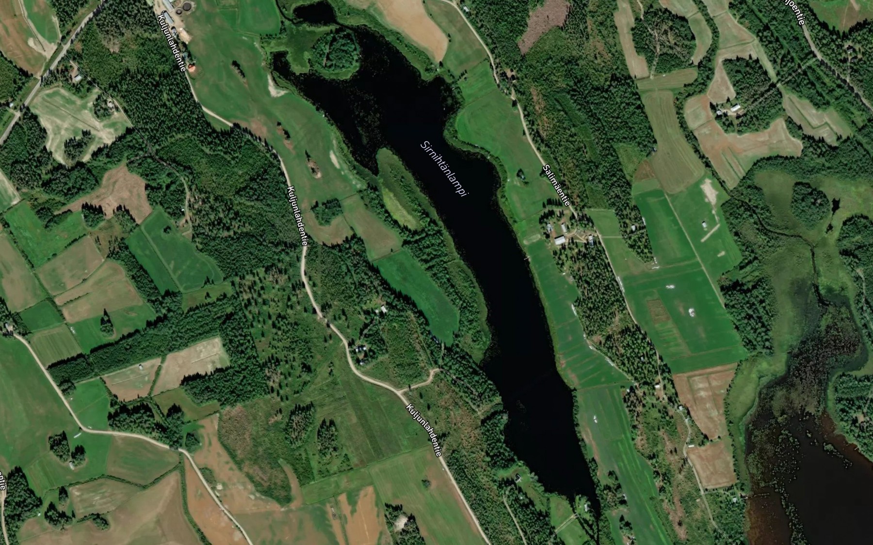 Satellite map of the Sirnihtanlampi