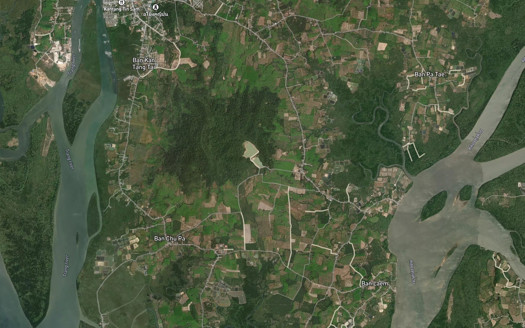 Satellite map of the Ang Kep Nam Huai Luek