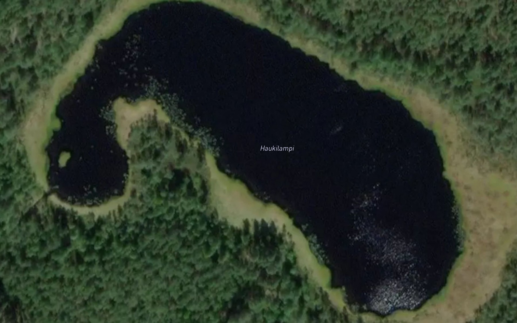 Satellite map of the Haukilampi