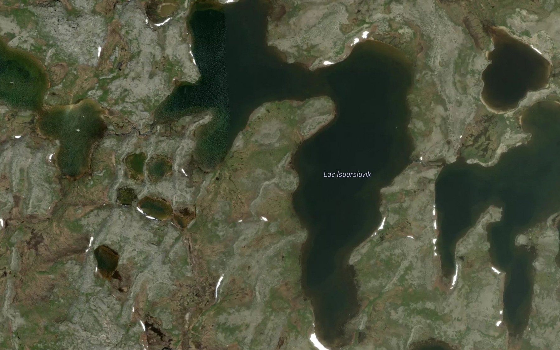 Satellite map of the Lac Isuursiuvik