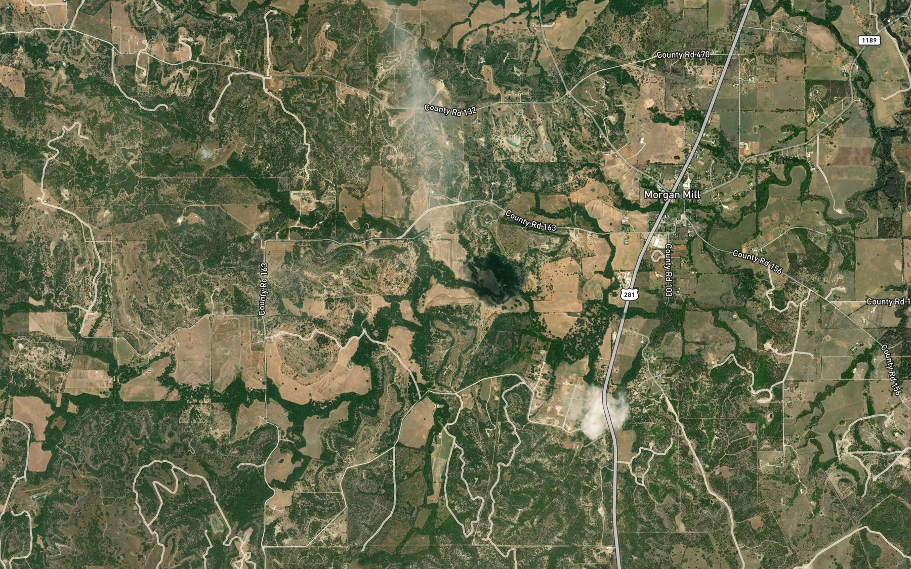 Satellite map of the Germany Creek
