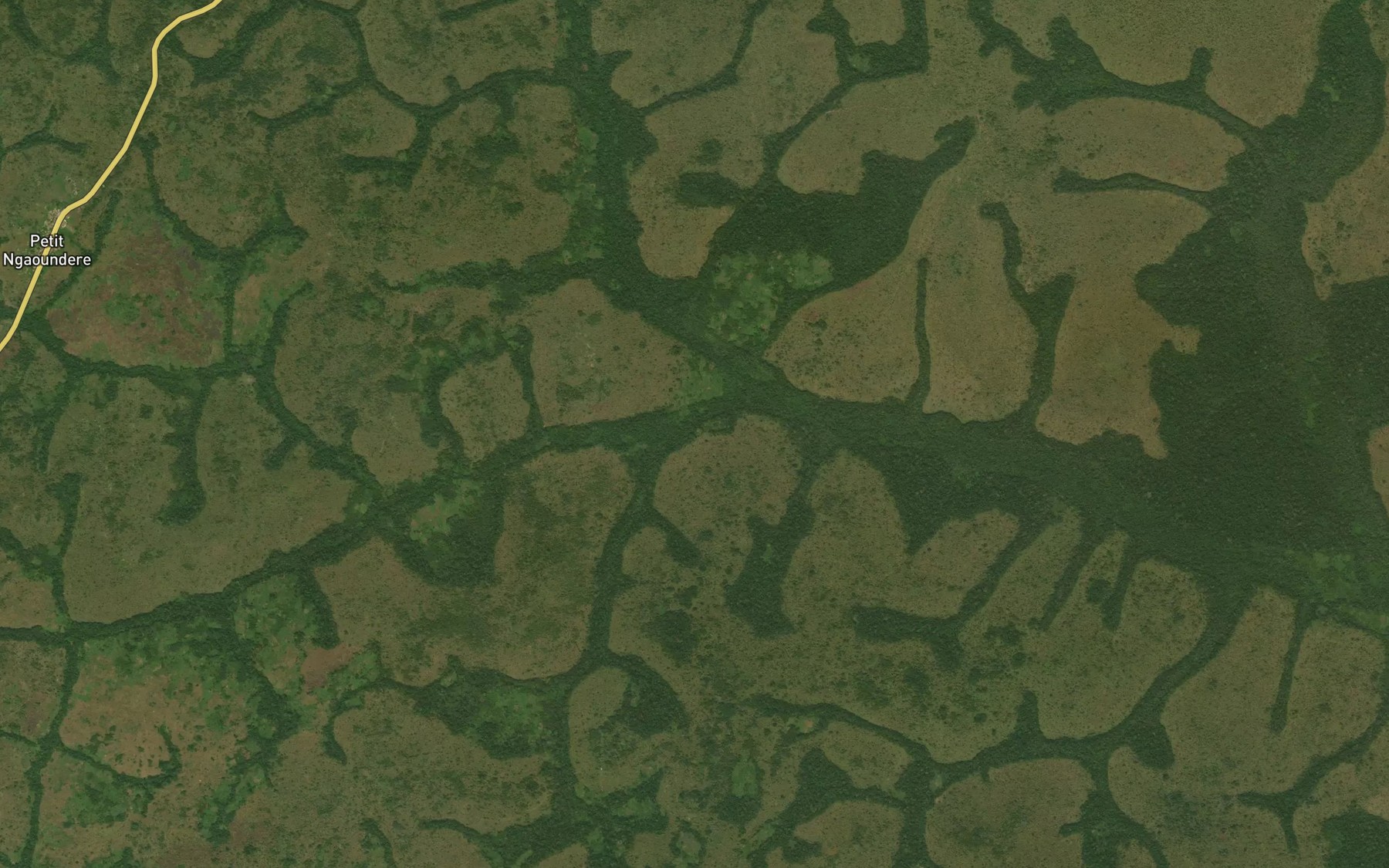 Satellite map of the Ndeleng