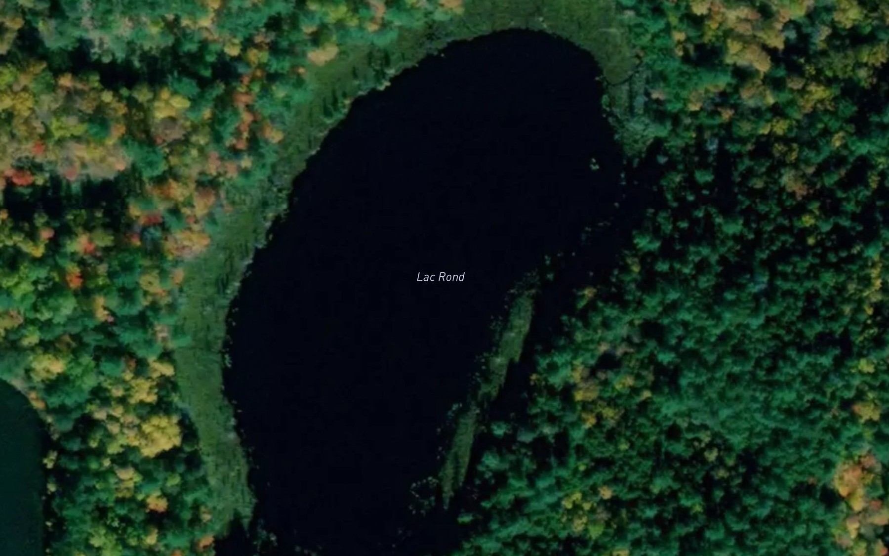 Satellite map of the Lac Rond