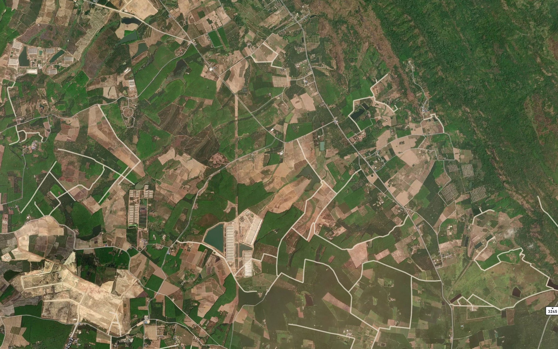 Satellite map of the Sa Nam Ban Nong Yai