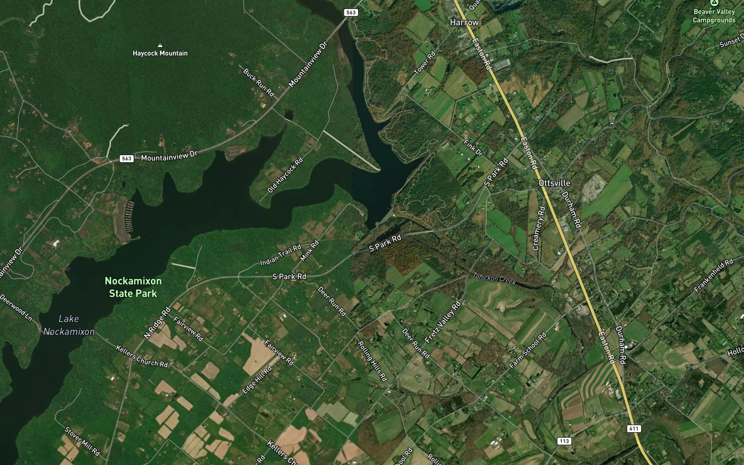 Emergency Spillway of Nockamixon Dam