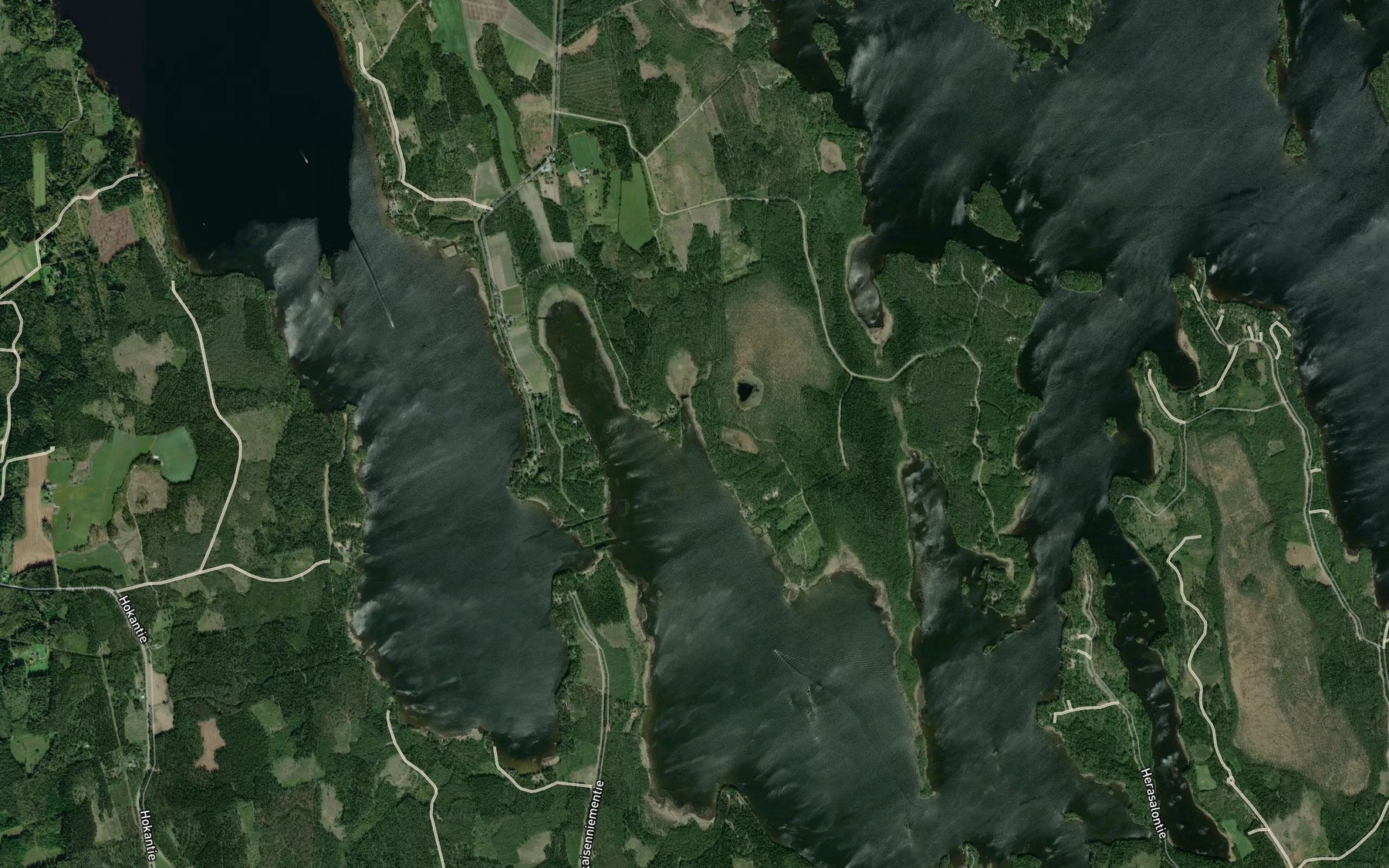 Satellite map of the Kortelahti