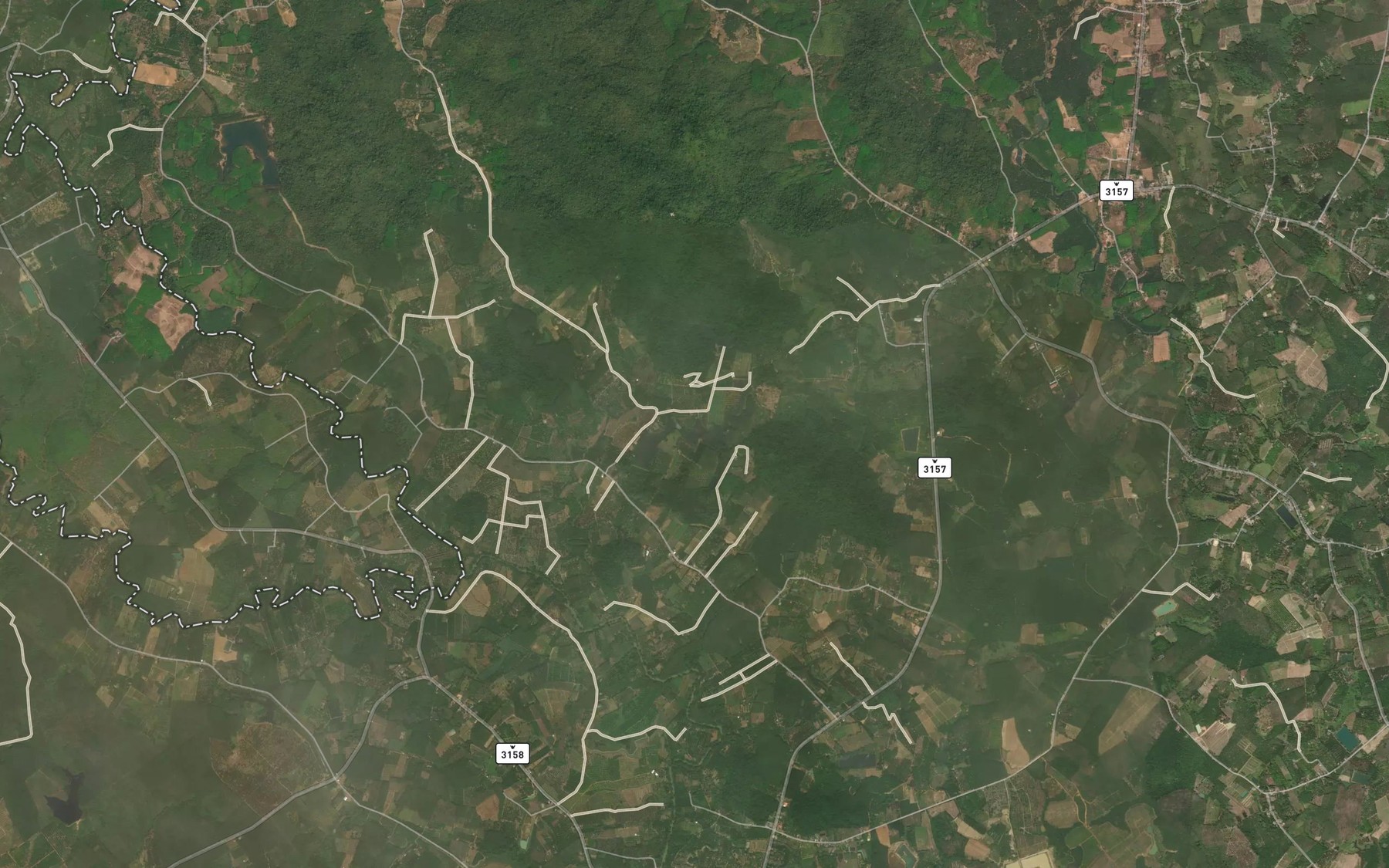 Satellite map of the Ang Kep Nam Khlong Puk