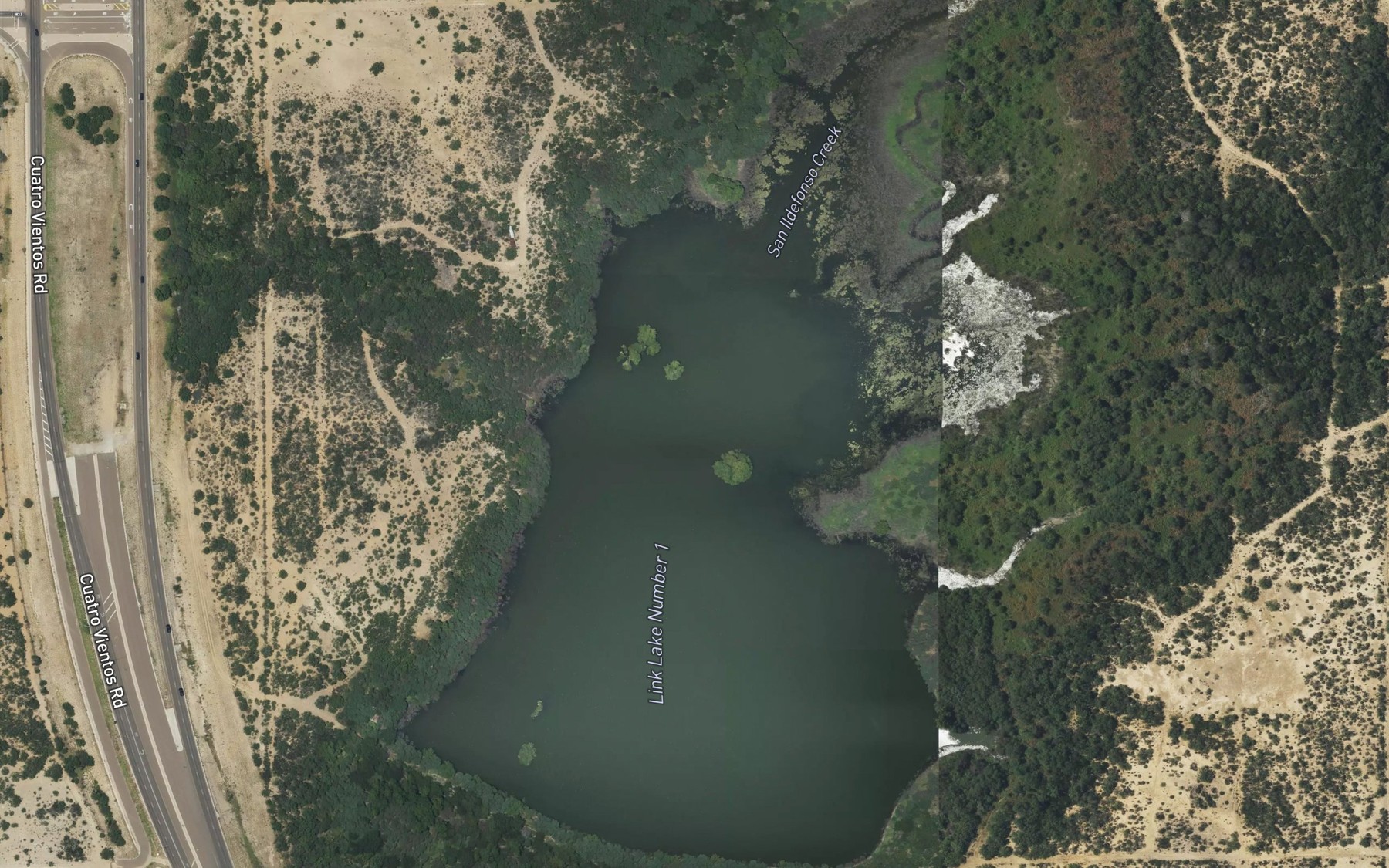 Satellite map of the Link Lake Number 1