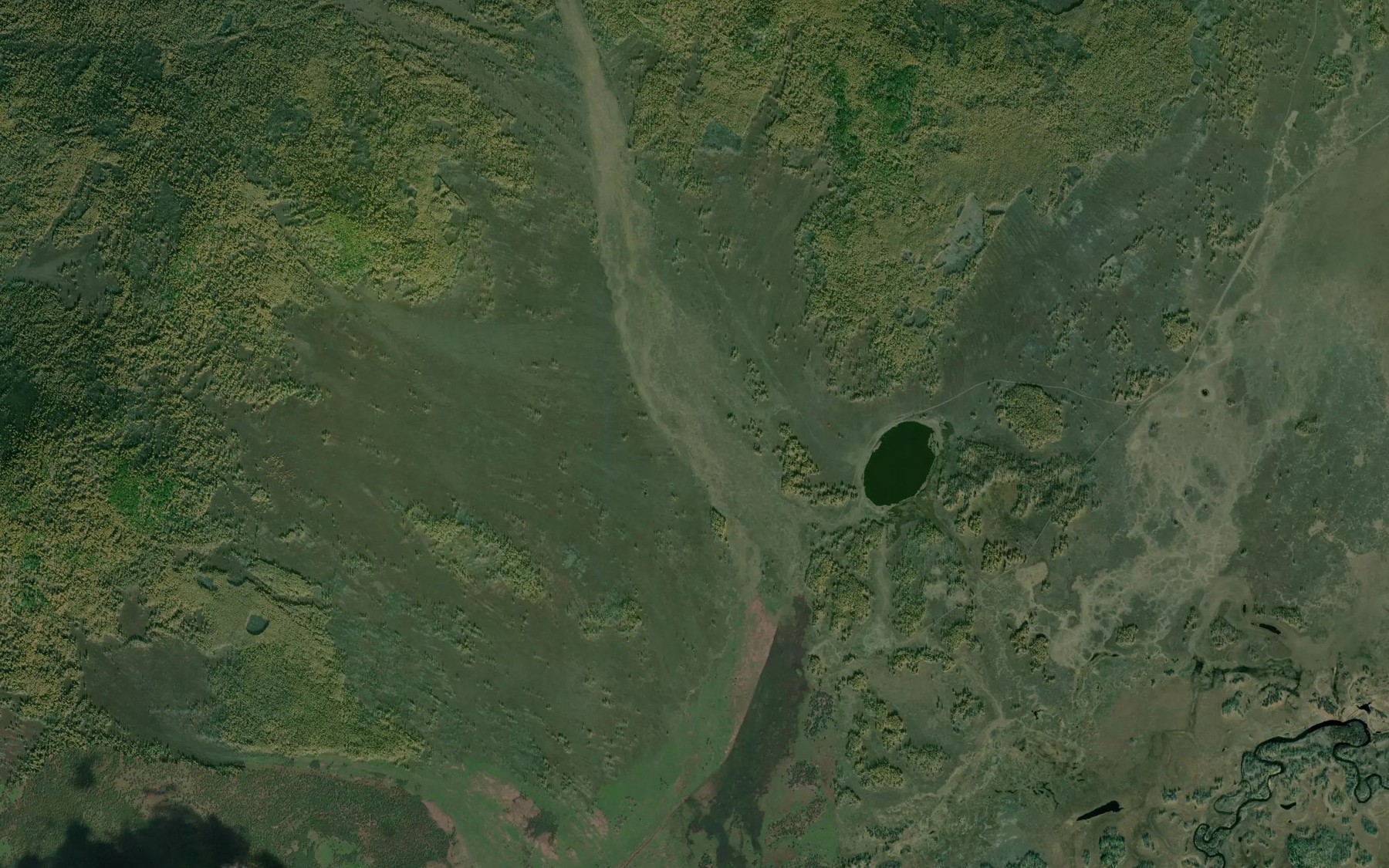 Satellite map of the Pad' Zymkhay