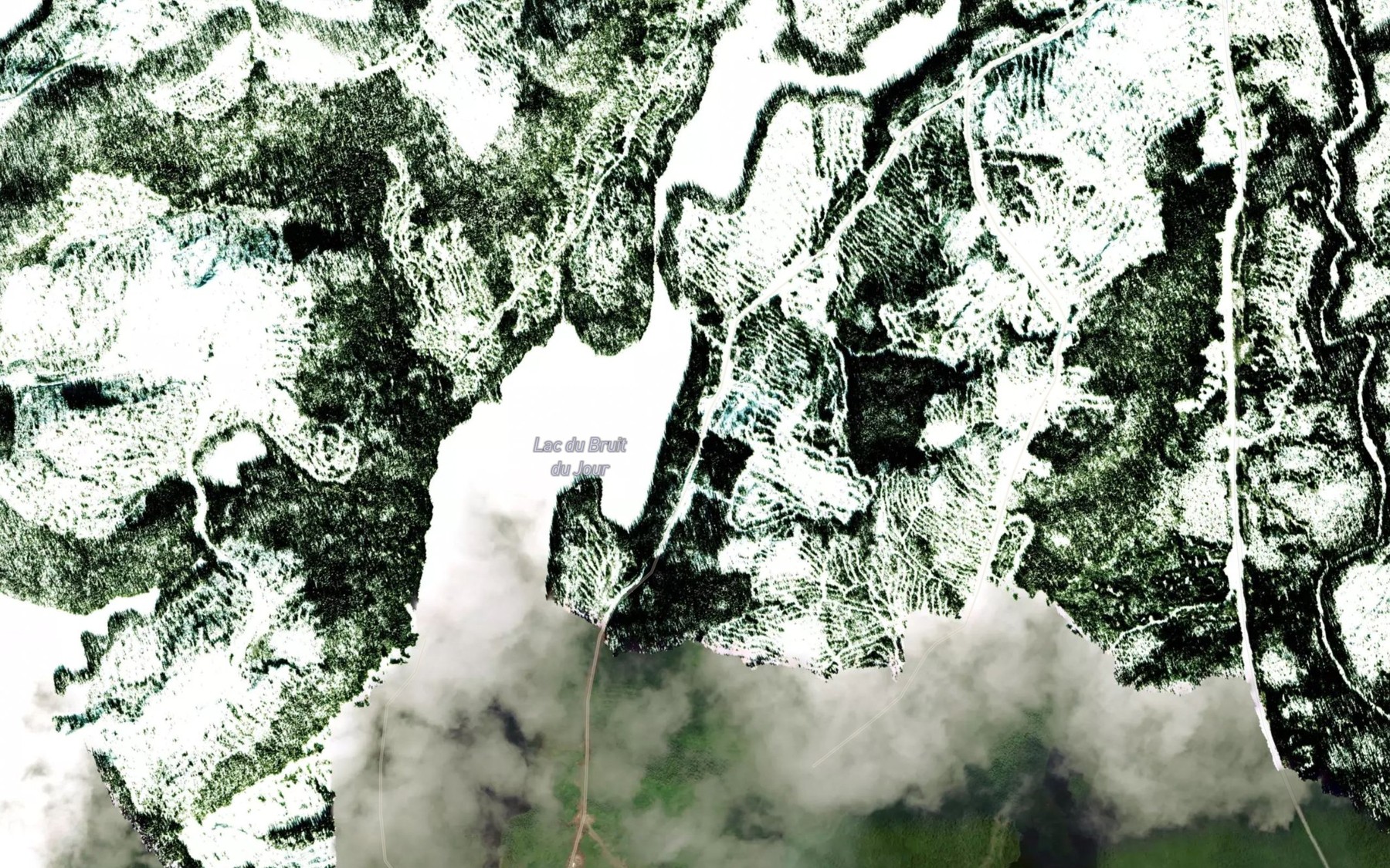 Satellite map of the Lac du Bruit du Jour