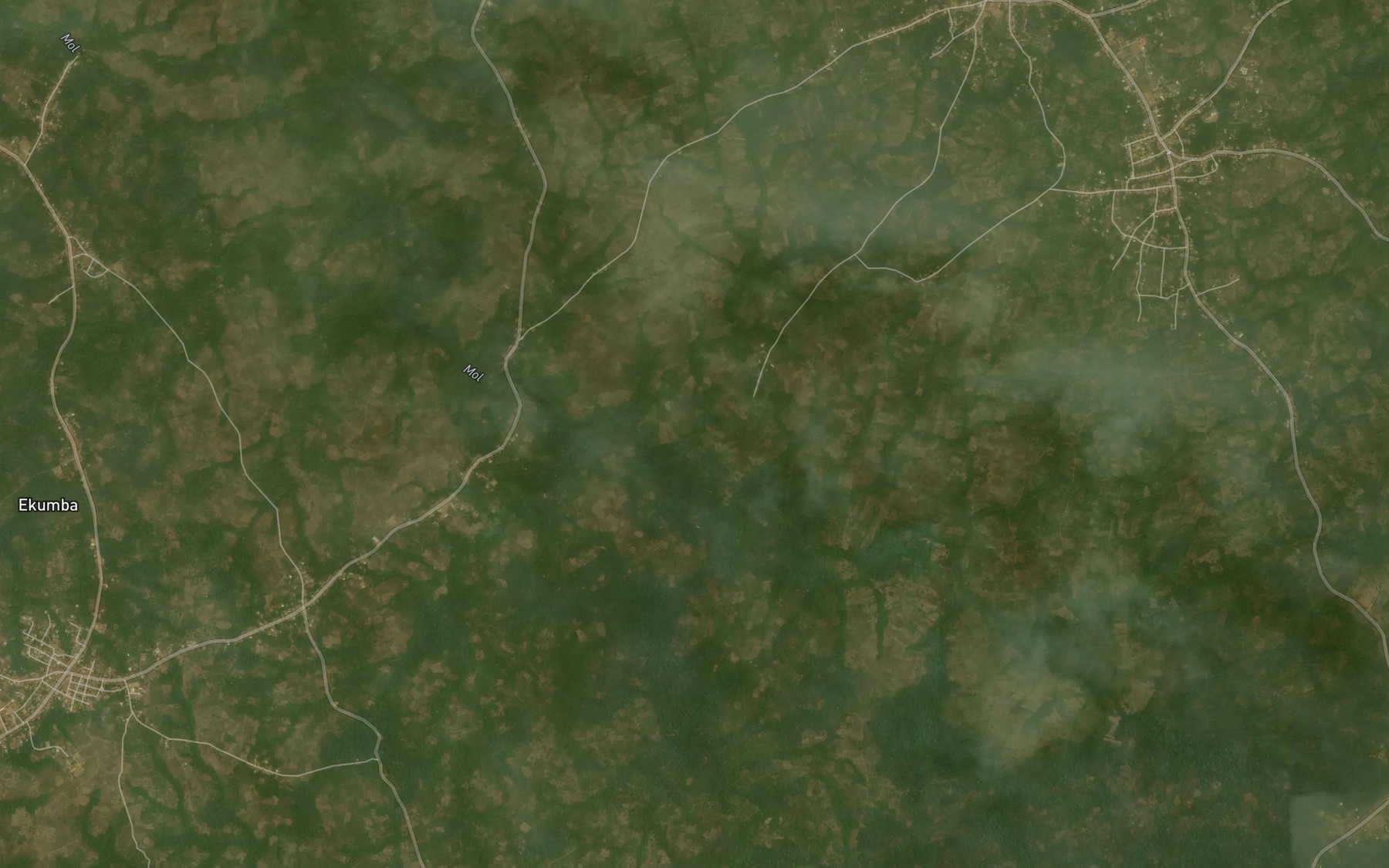Satellite map of the Mampua