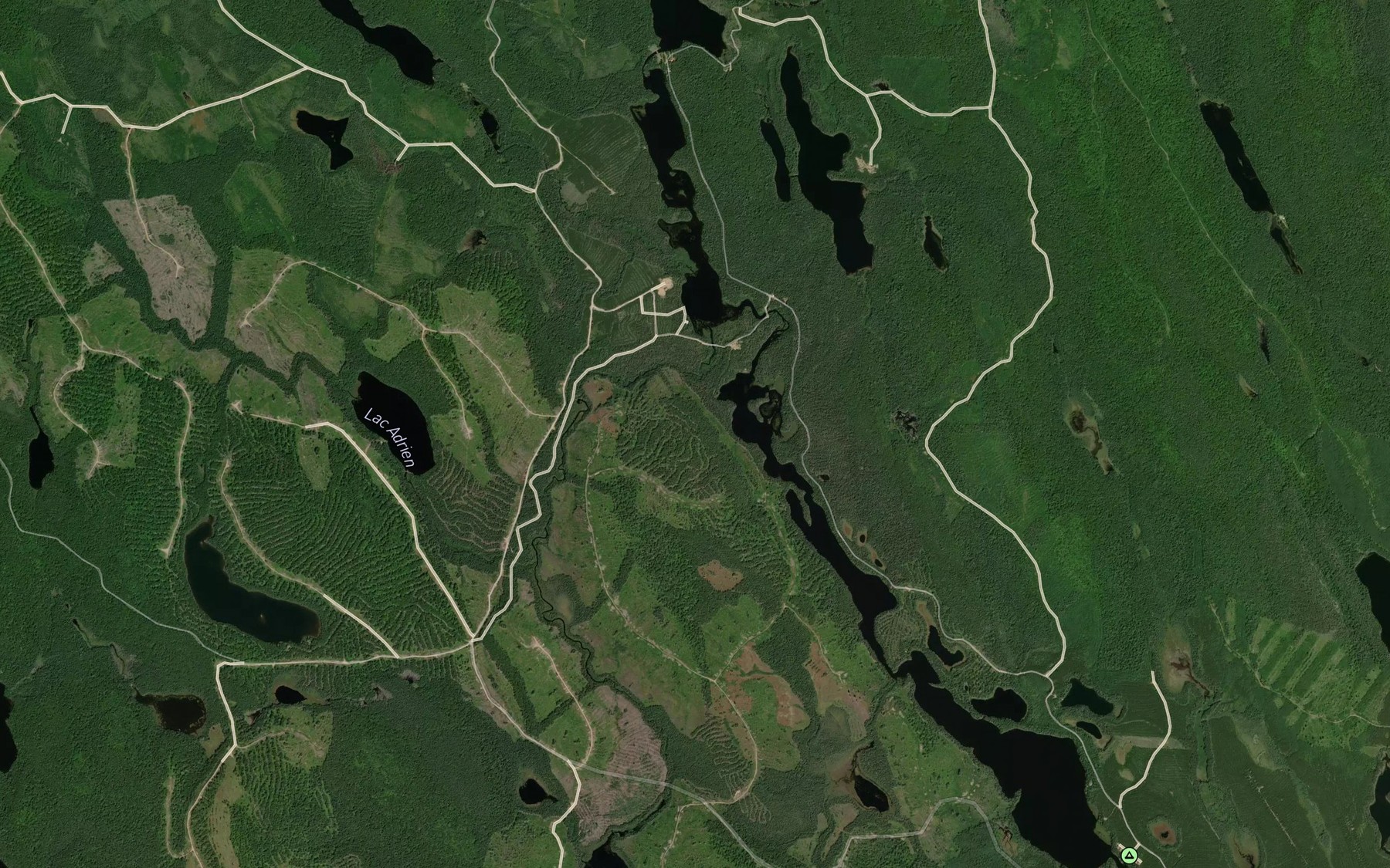 Satellite map of the Rapide Actotini