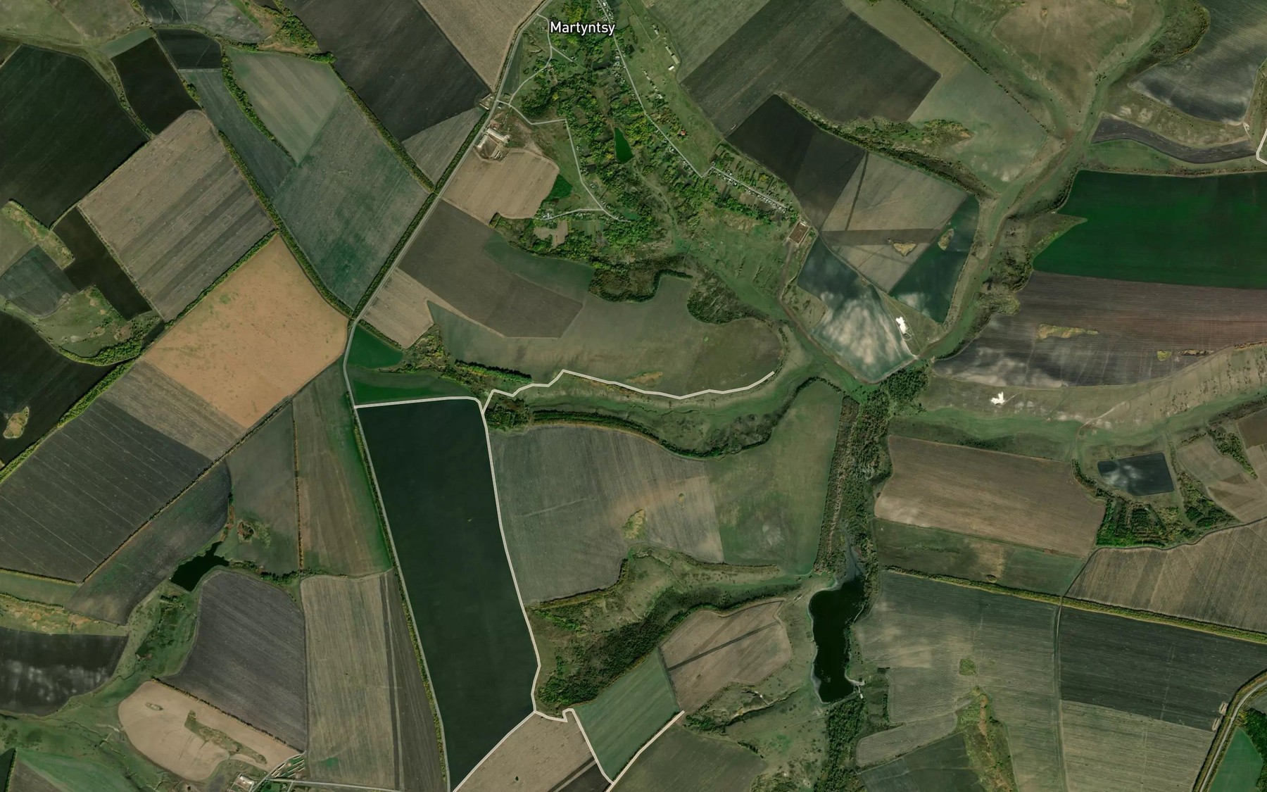 Satellite map of the Balka Maslokovatyy Yar