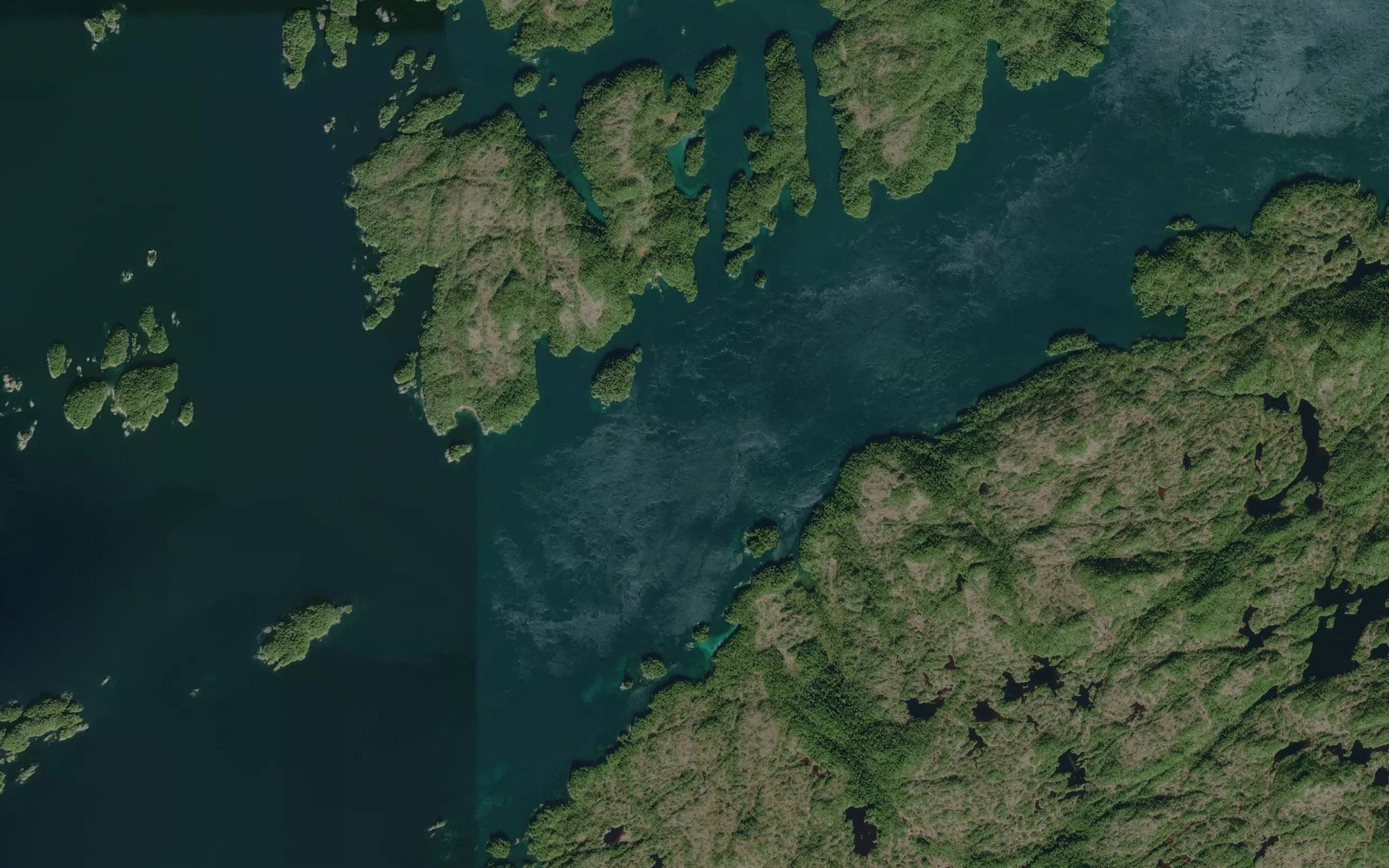 Satellite map of the Beaver Passage