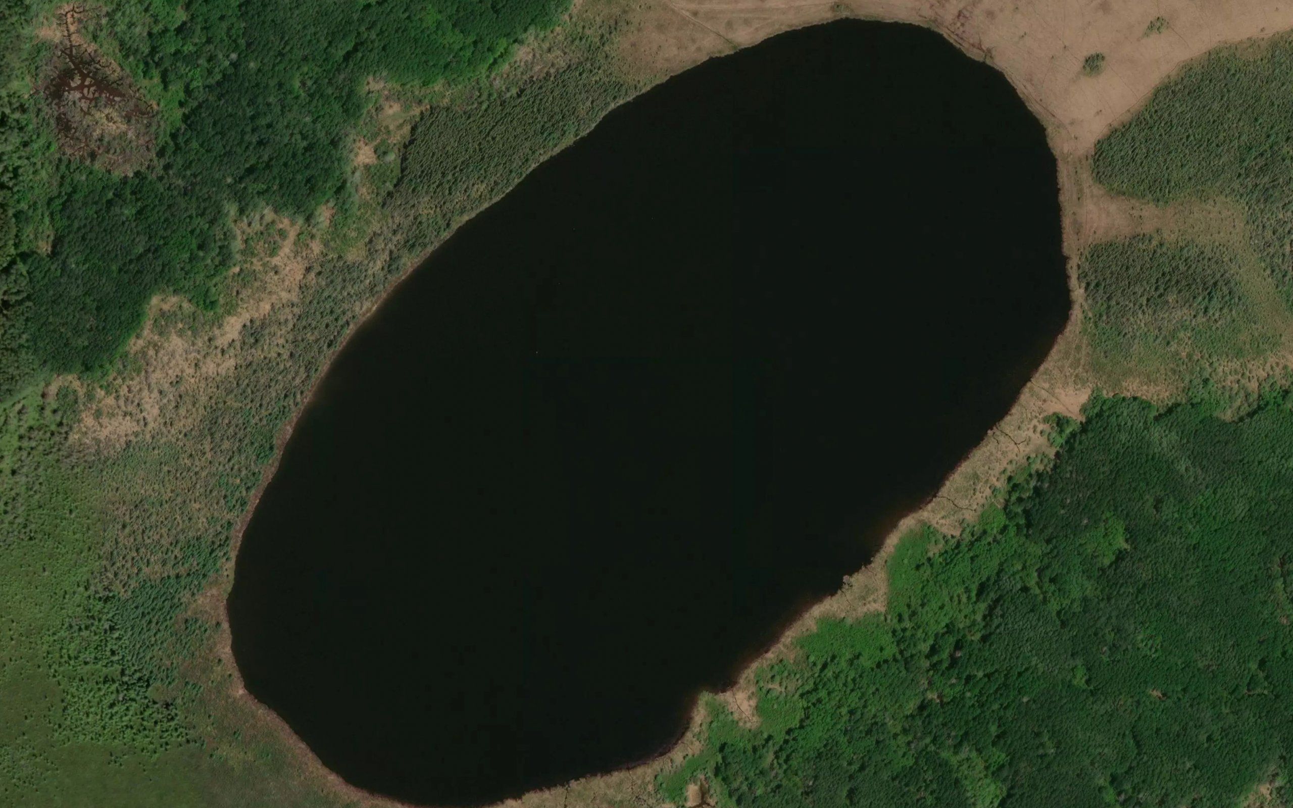 Road Crossing Lake