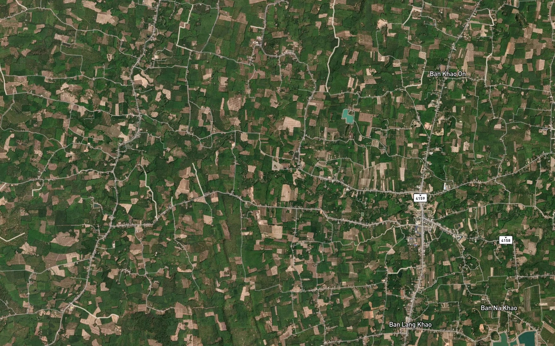 Satellite map of the Huai Takhian
