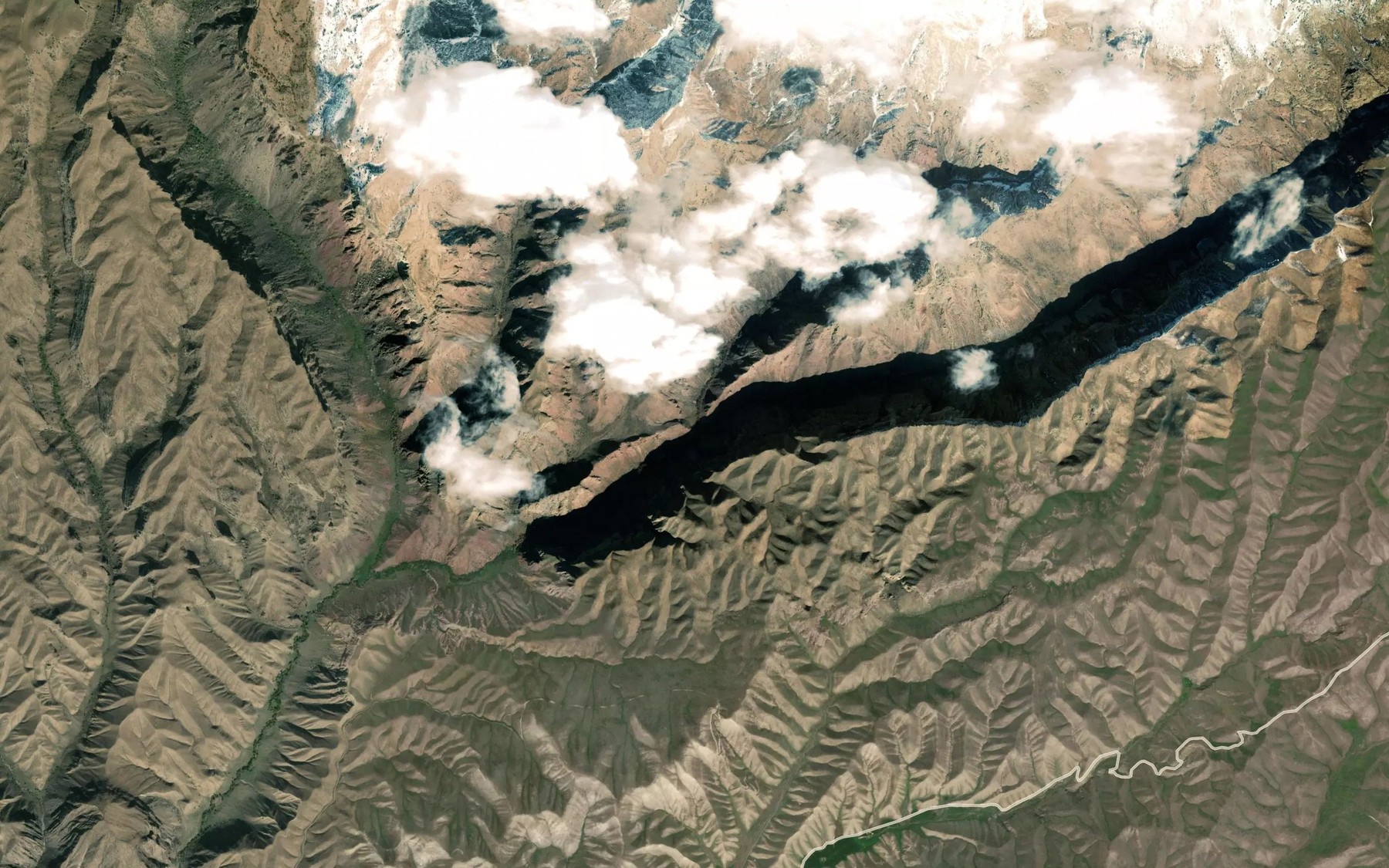 Satellite map of the Kashkasu