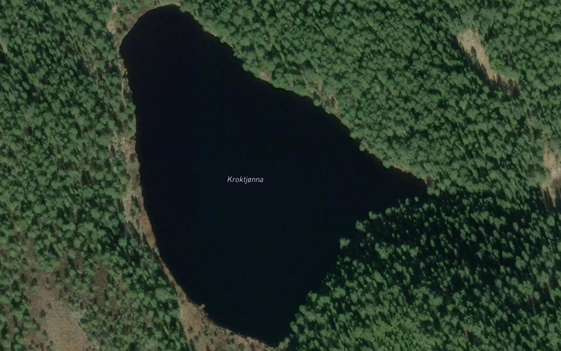 Satellite map of the Kroktjorna