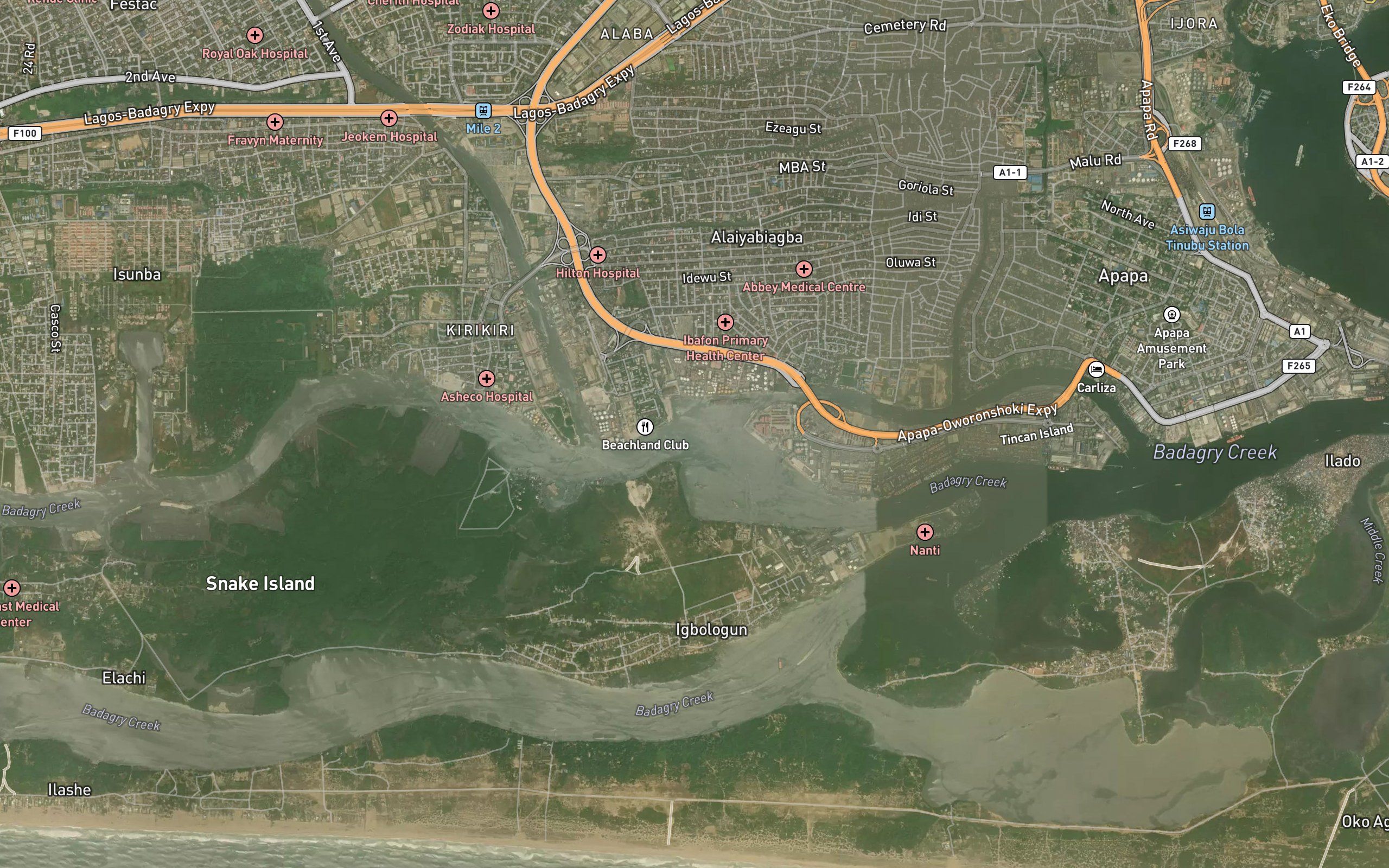 Porto Novo Creek