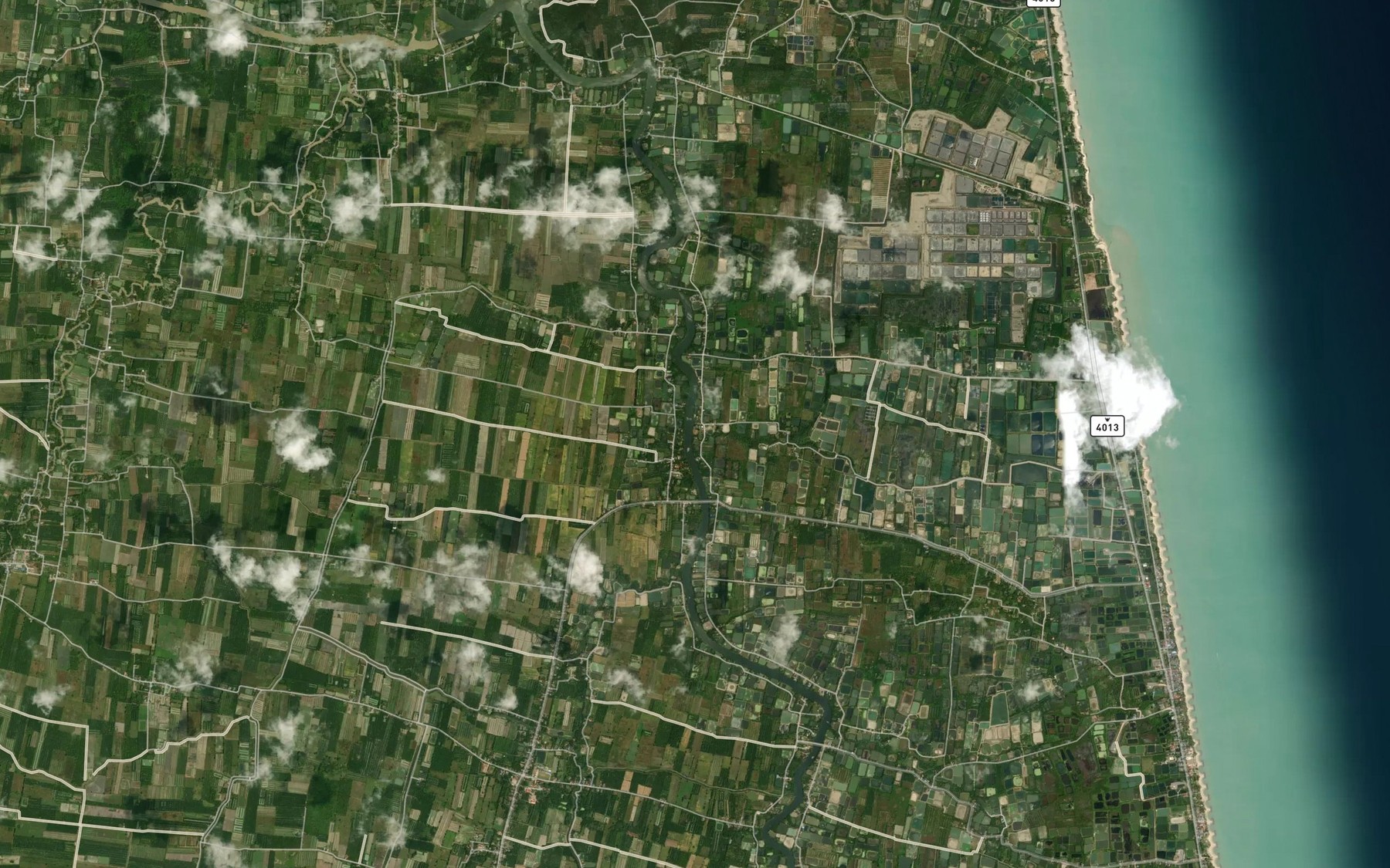 Satellite map of the Khlong Bang Suan