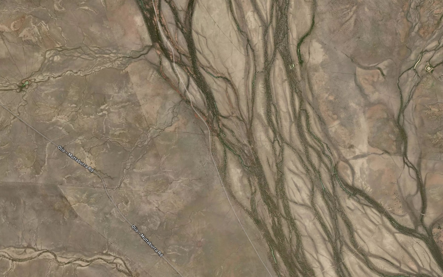 Satellite map of the Culloden Creek
