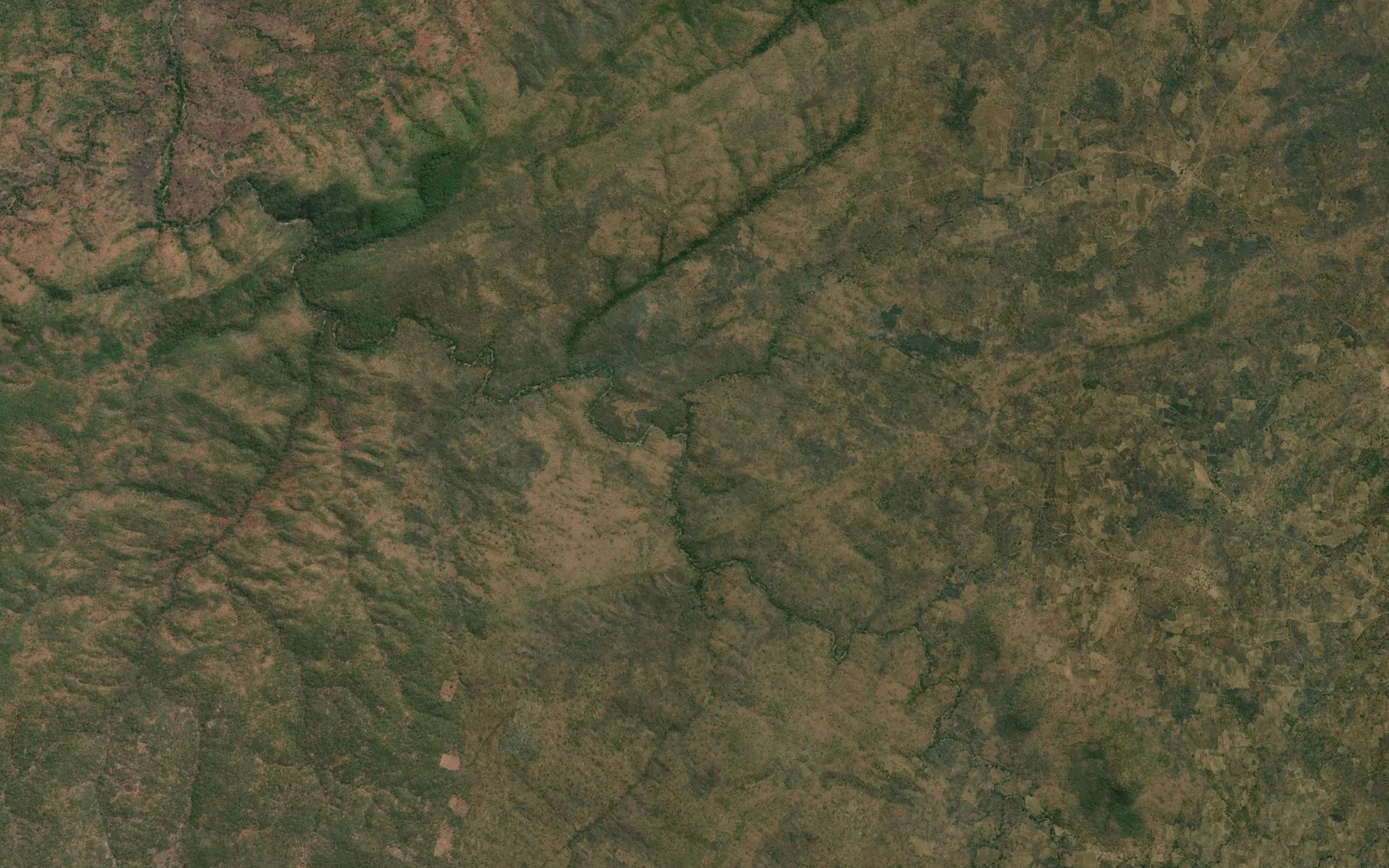 Satellite map of the Chisempele