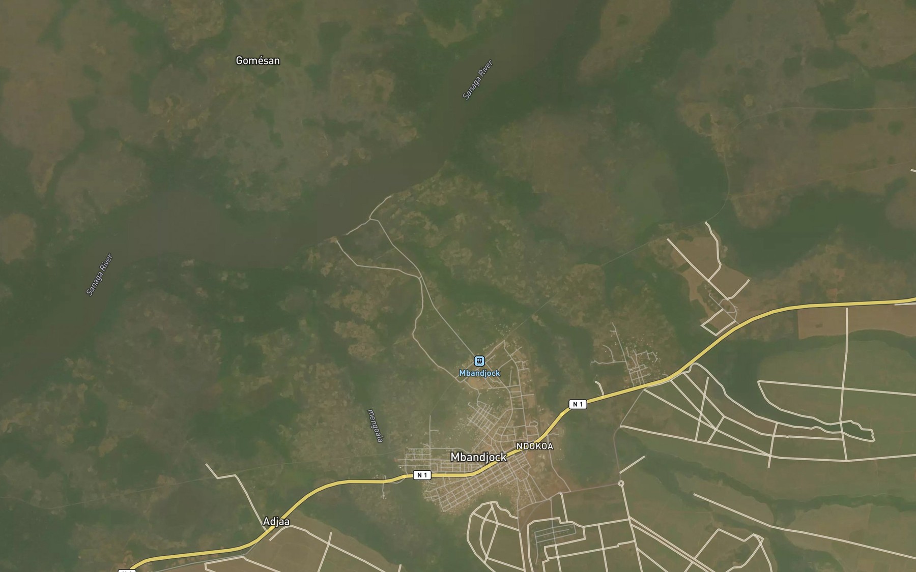 Satellite map of the Mokona