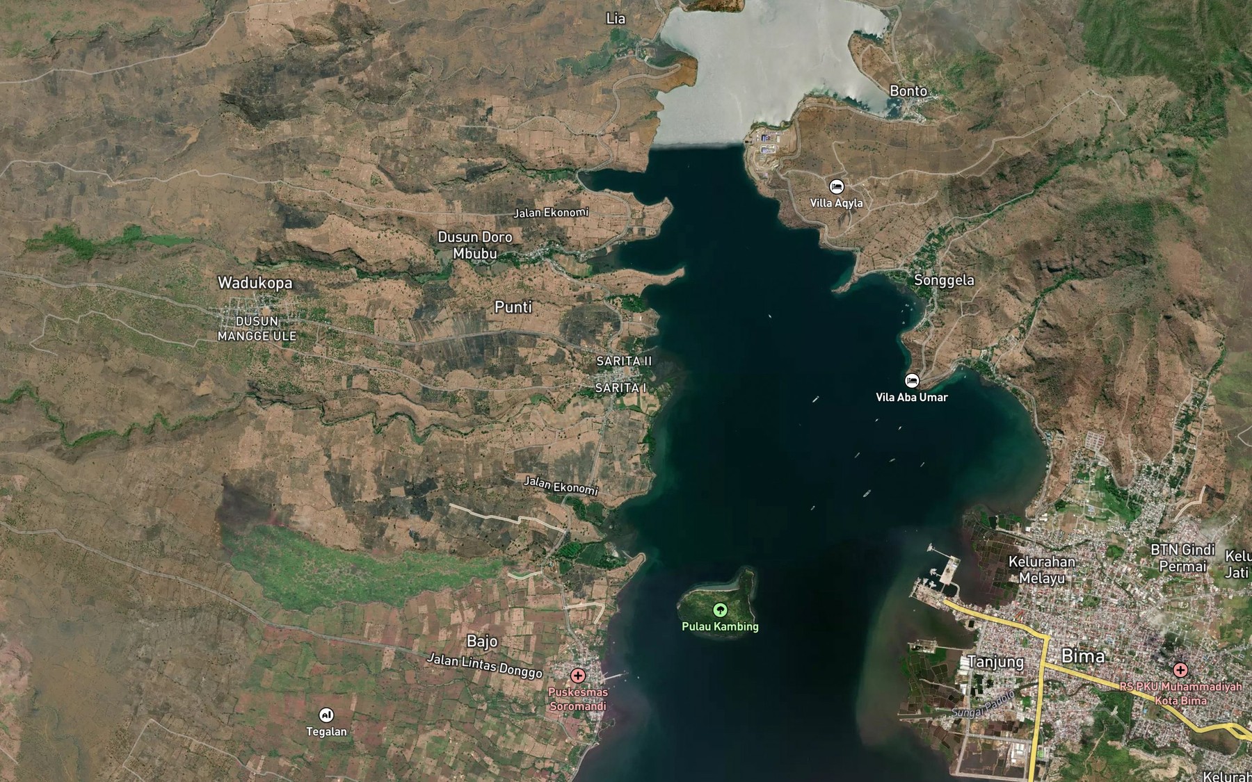 Satellite map of the Sori Sarita