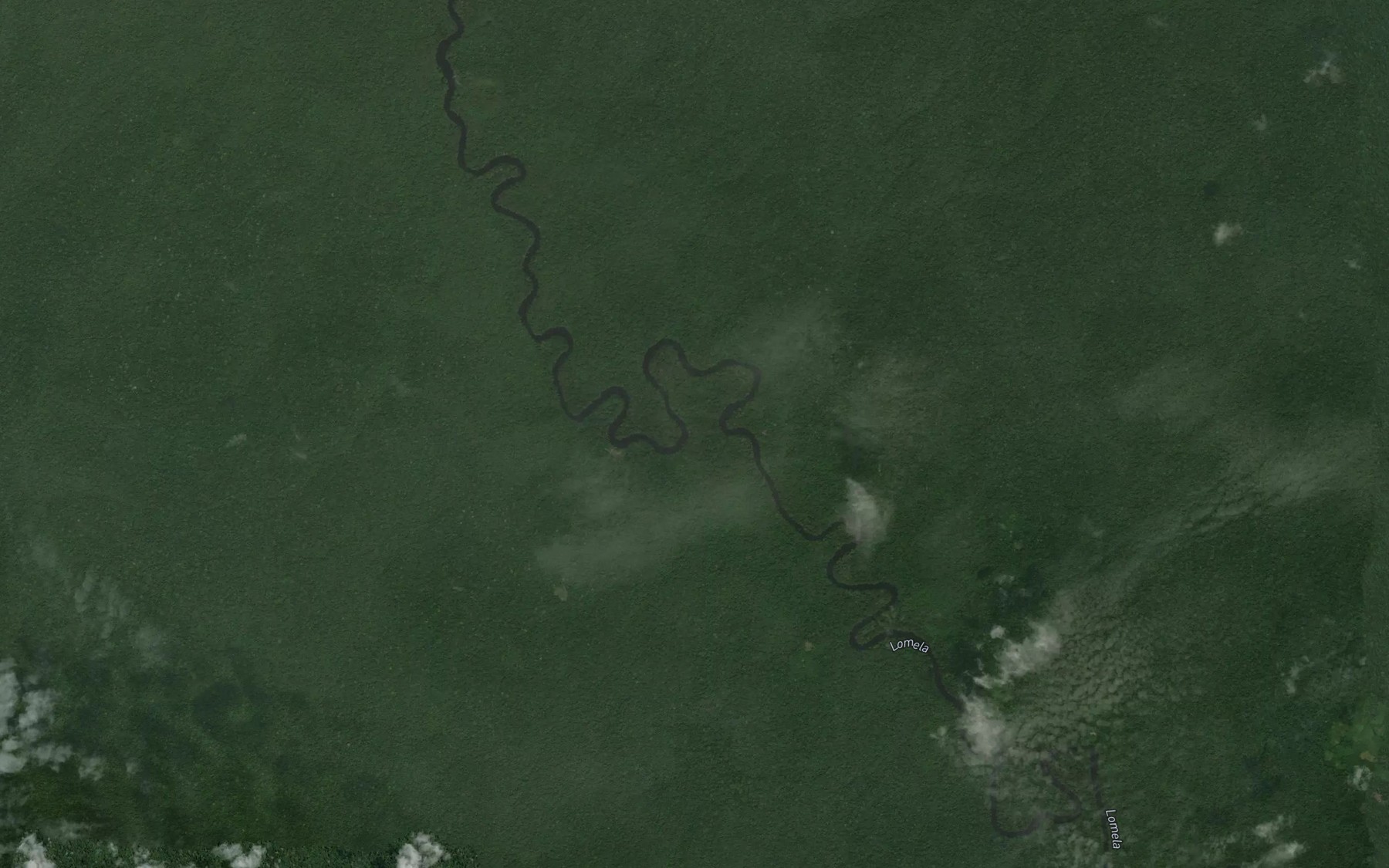 Satellite map of the Luese