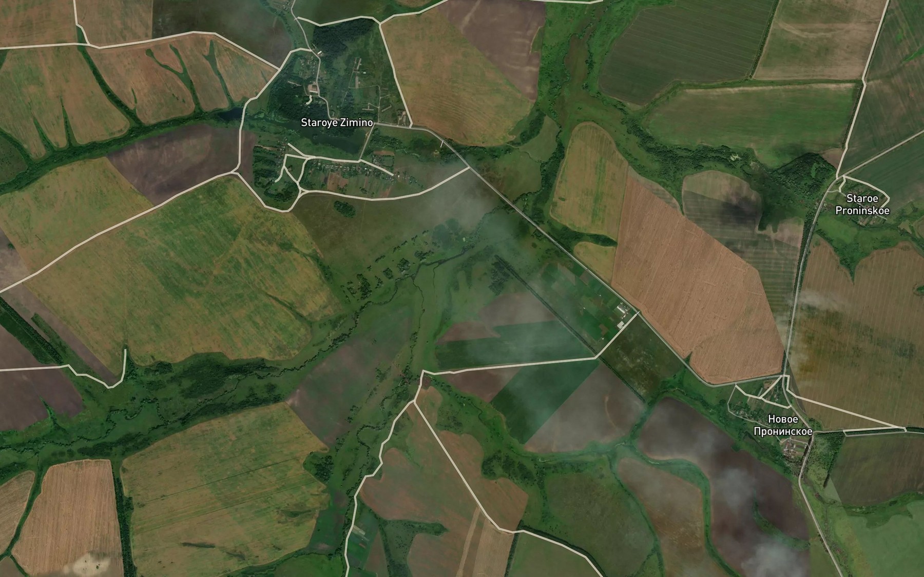 Satellite map of the Vyazovka