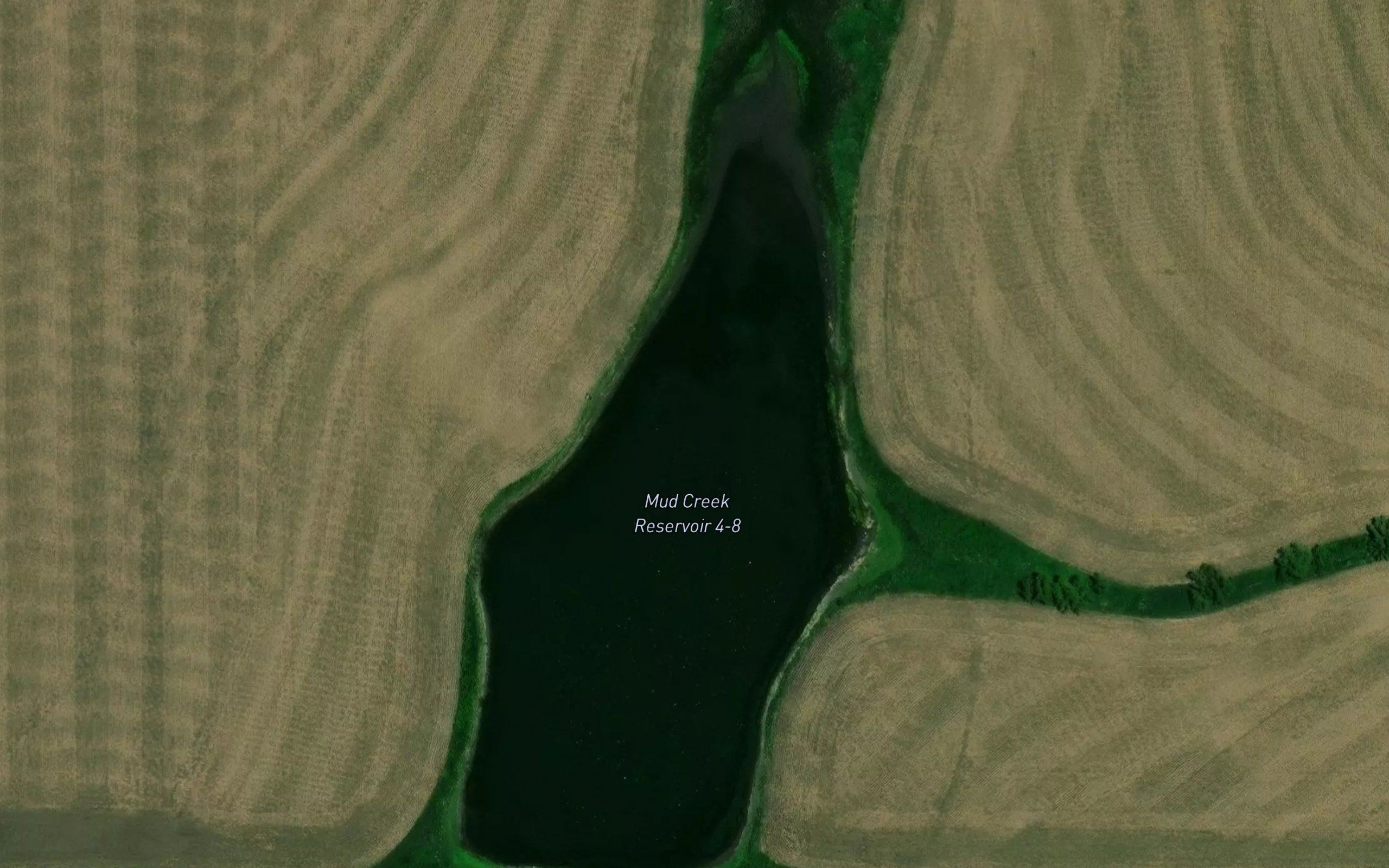 Mud Creek Reservoir 4-8
