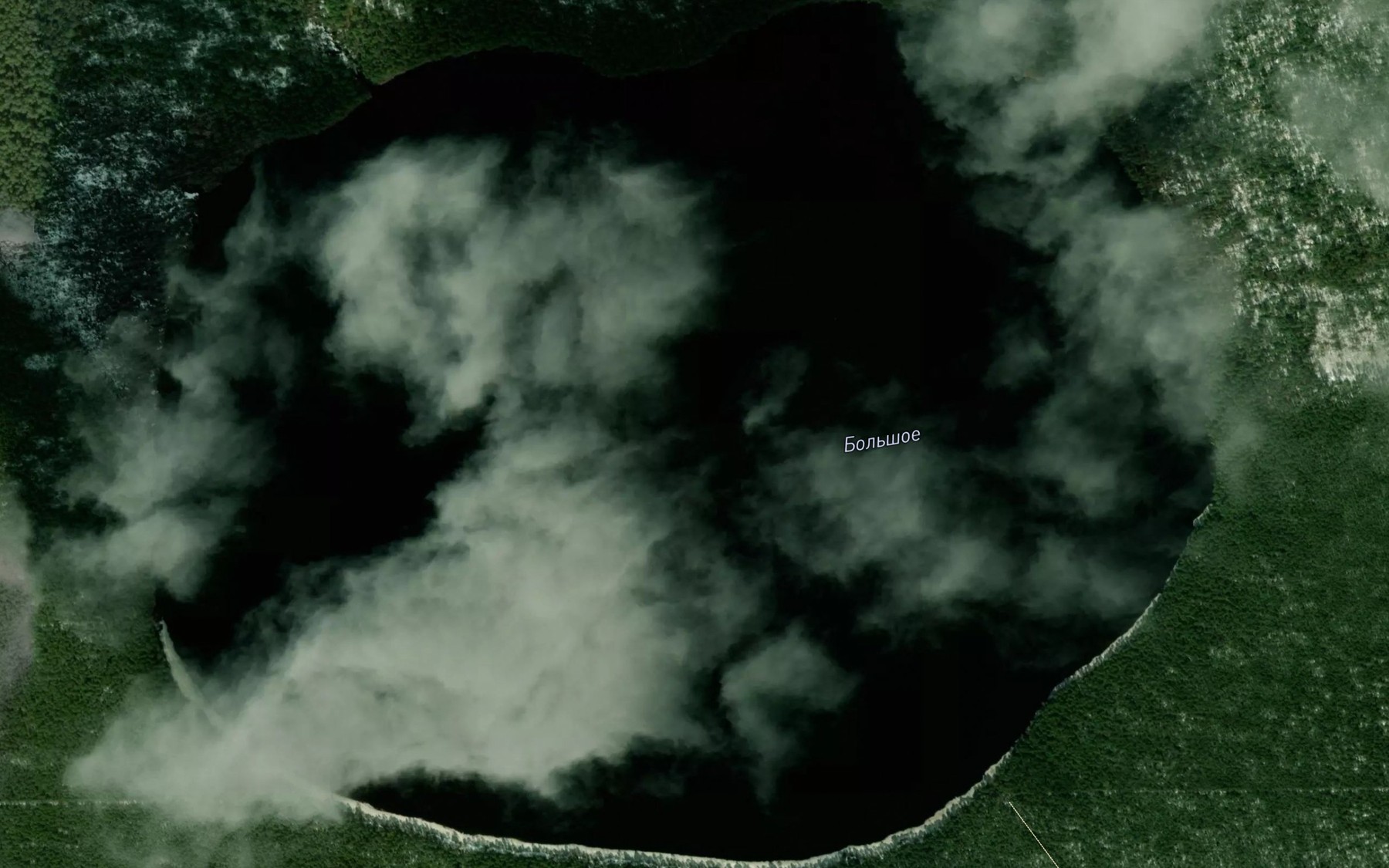 Satellite map of the Ozero Bol'shoye