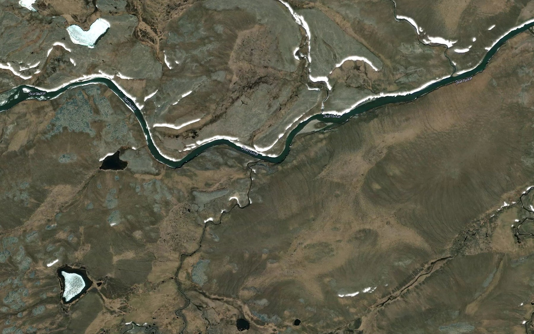 Satellite map of the Ol'khovik