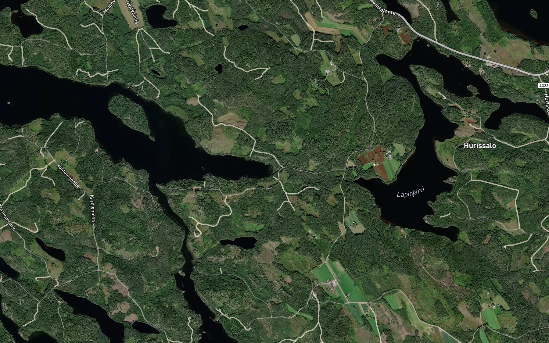 Satellite map of the Myllyoja