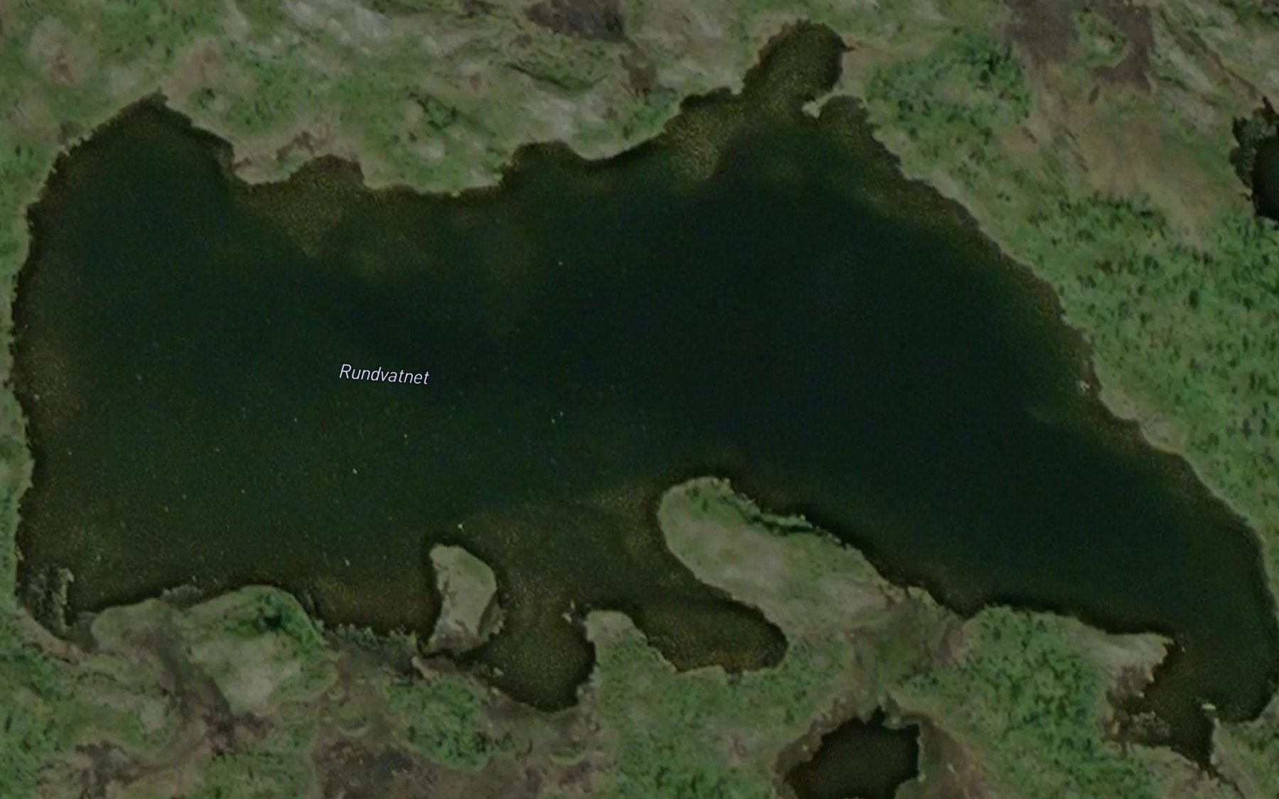 Satellite map of the Rundvatnet