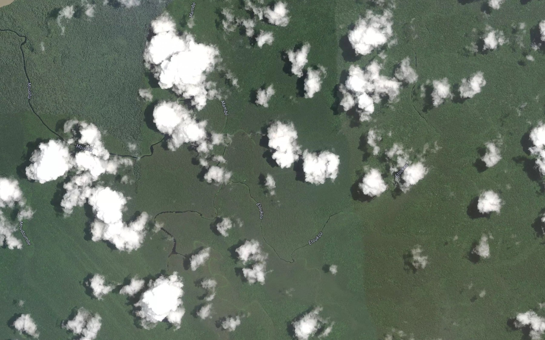 Satellite map of the Belenga