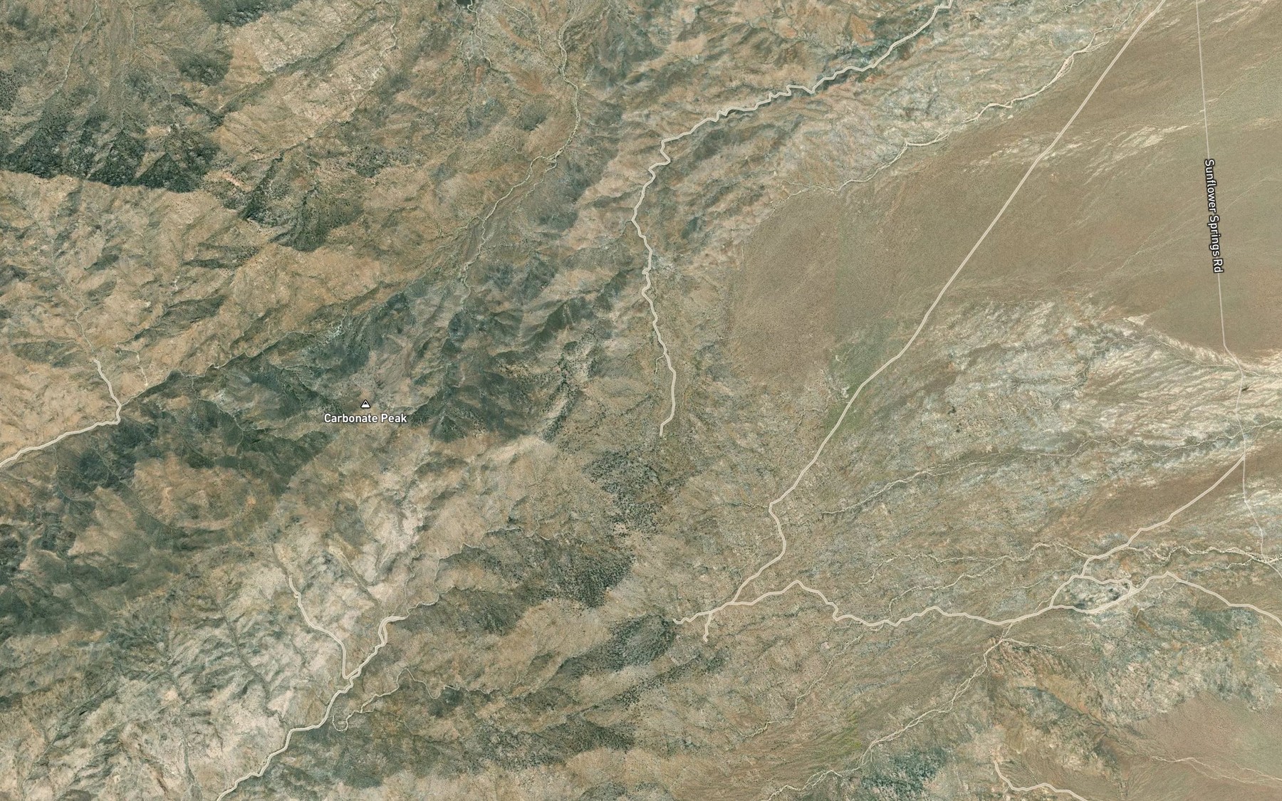 Satellite map of the Paramount Spring