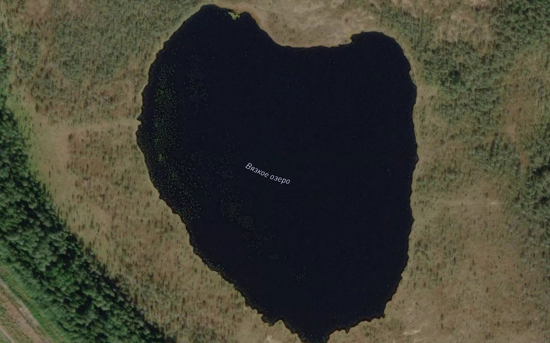 Satellite map of the Ozero Rau-Lampi